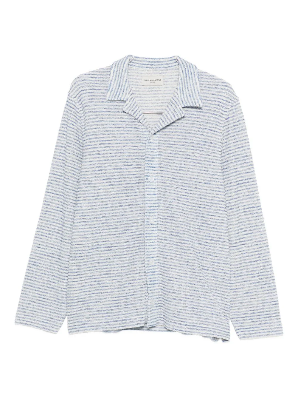 striped long-sleeve shirt - 1