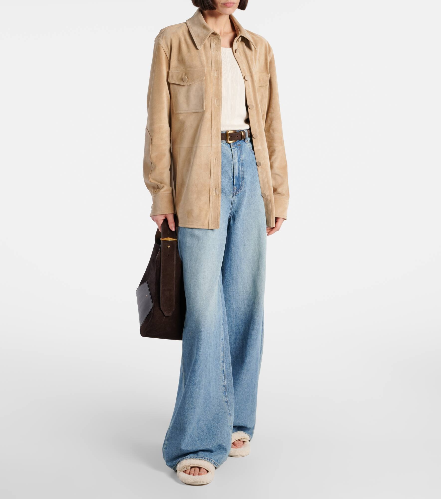 Fayence shearling sandals - 3