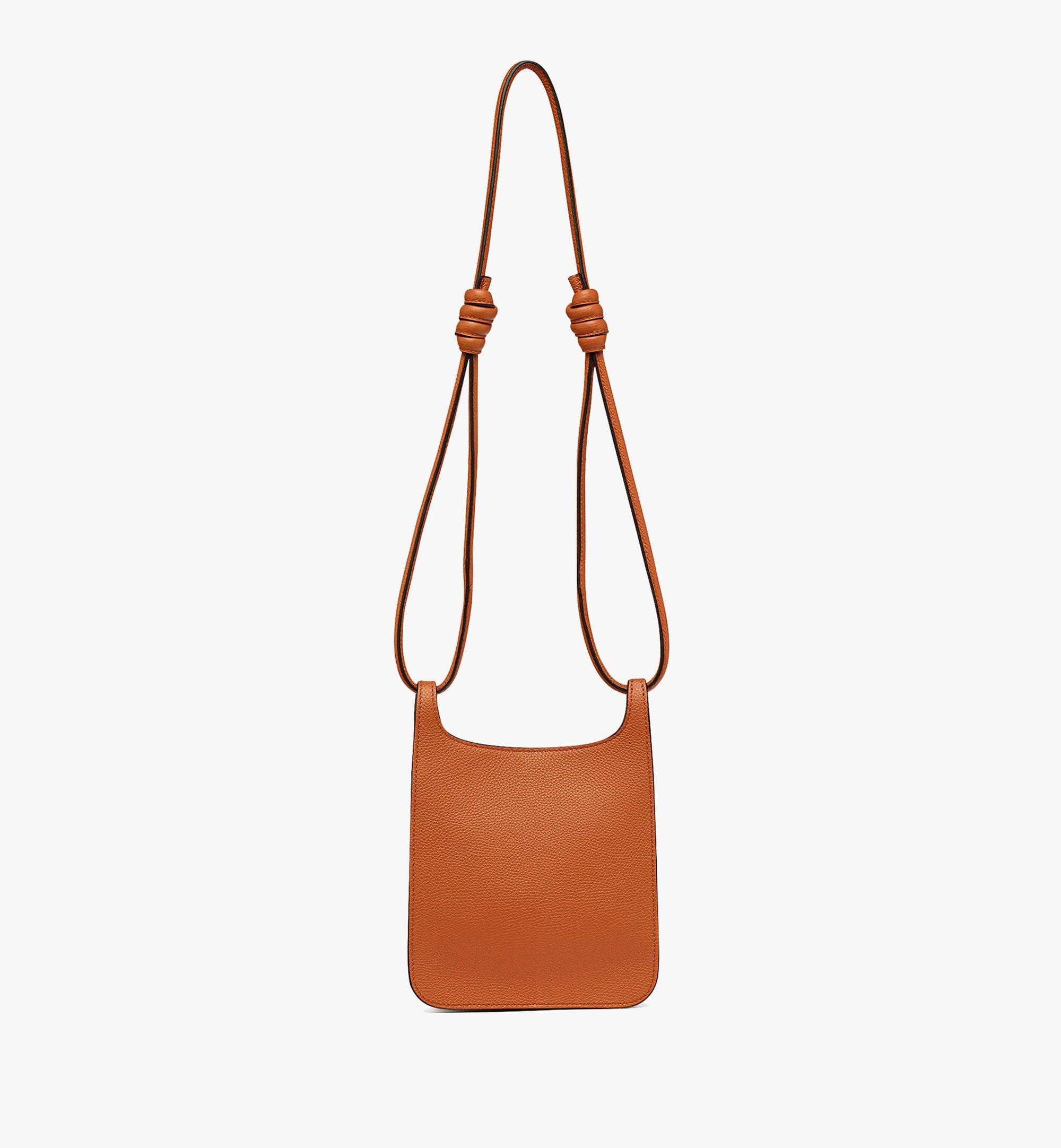 Himmel Hobo in Embossed Logo Leather - 4