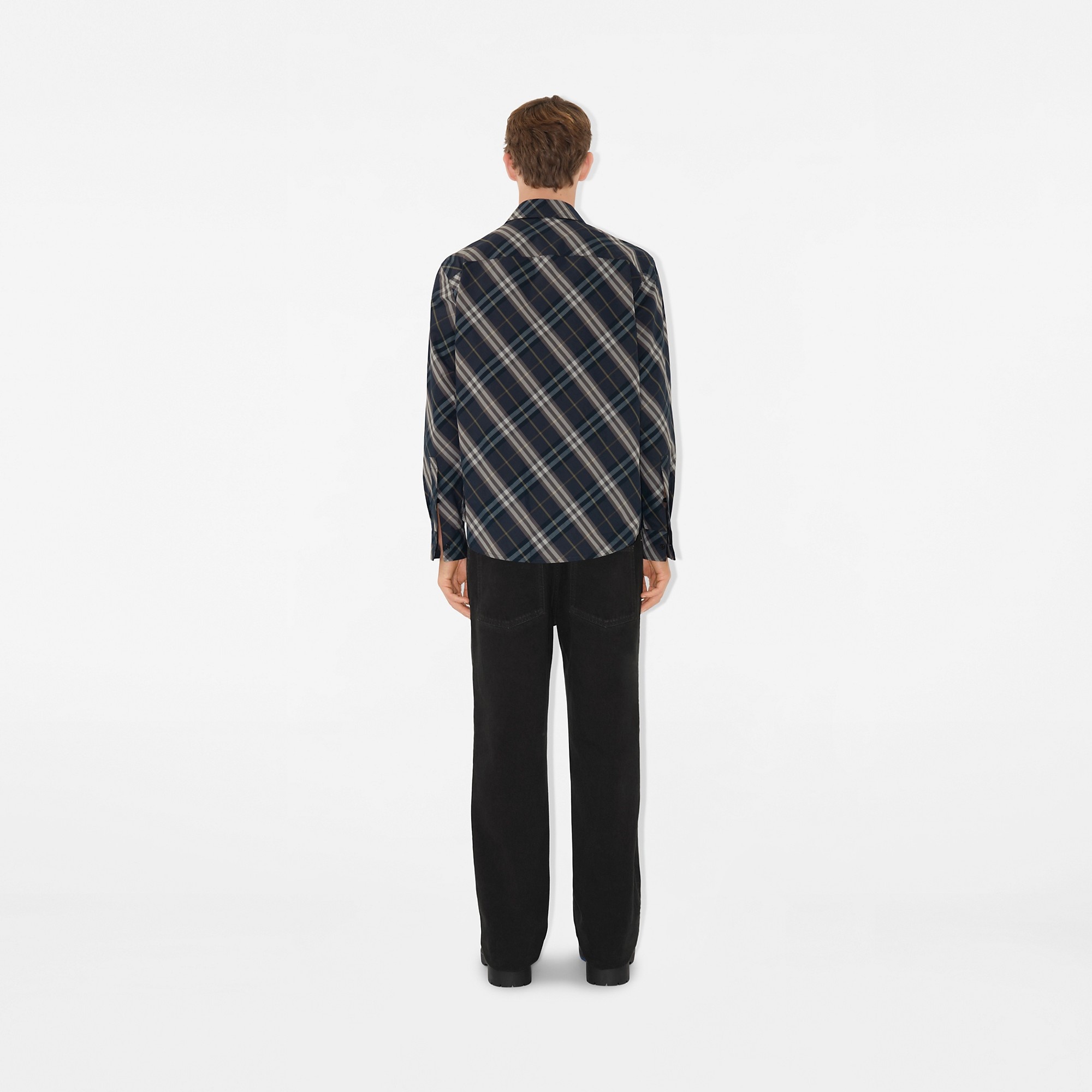 Relaxed Fit Check Cotton Shirt - 4