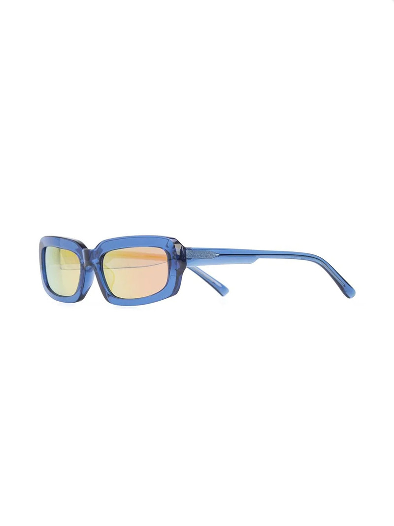 LINDA FARROW rectangle-frame sunglasses outlook