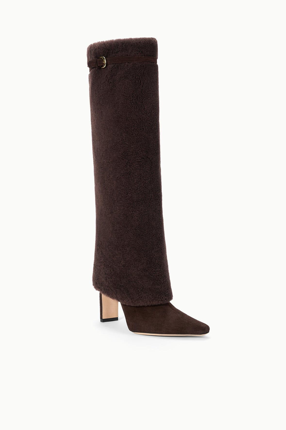 STAUD WALLY FOLDOVER HIGH HEEL BOOT ESPRESSO - 2