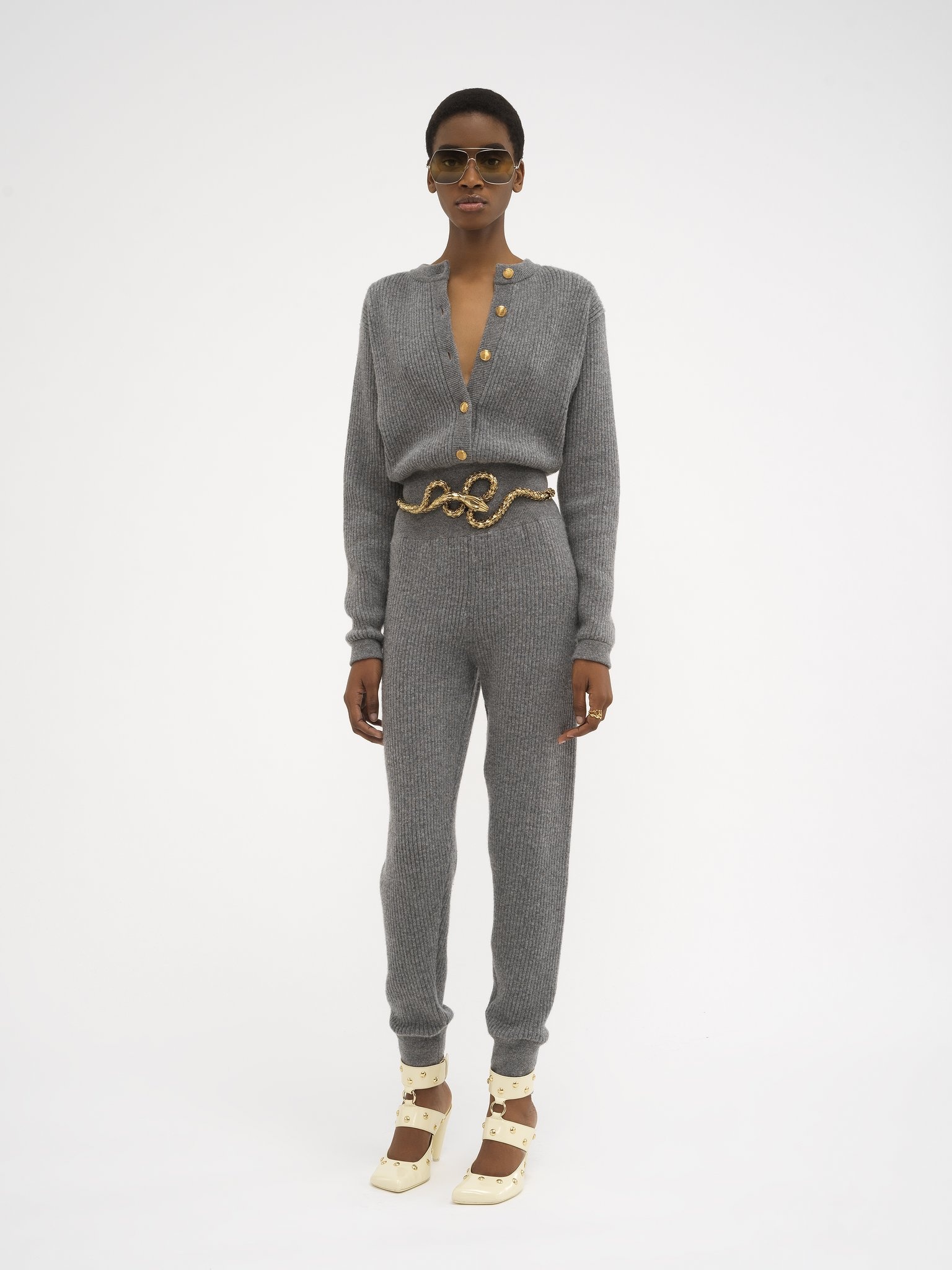 JUMPSUIT IN WOOL & CASHMERE - 4