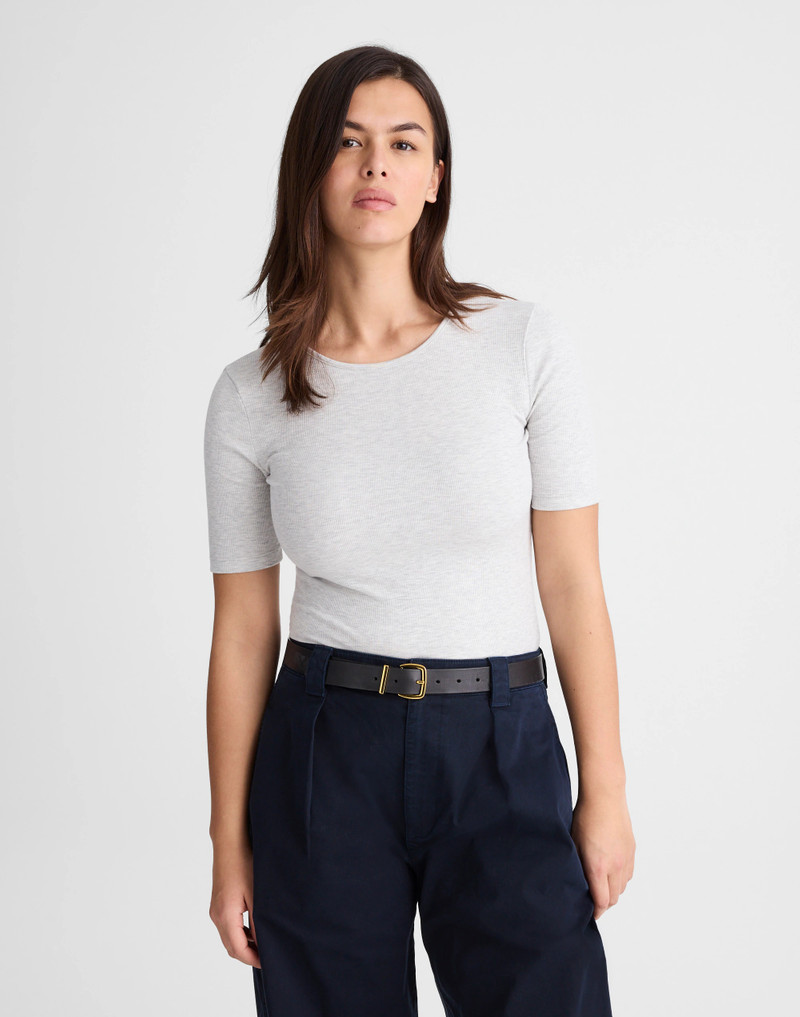 The 9-9 Tee in LuxeRib 3