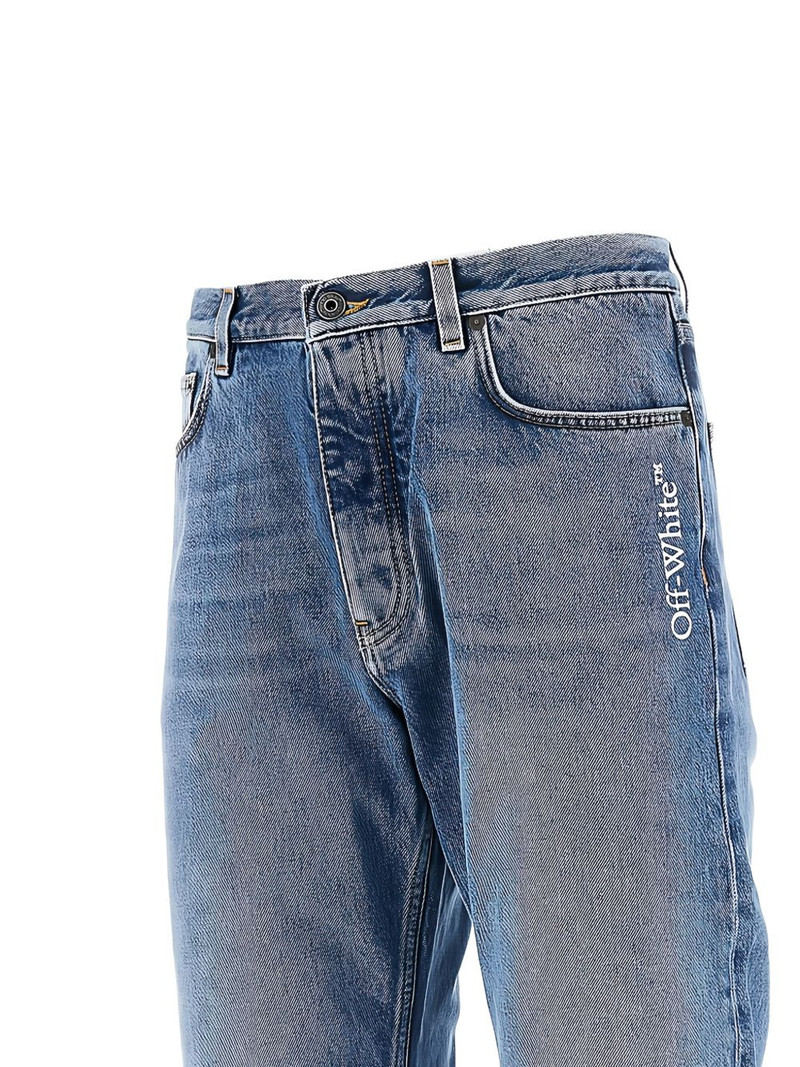 Off-White cotton slim-fit jeans outlook