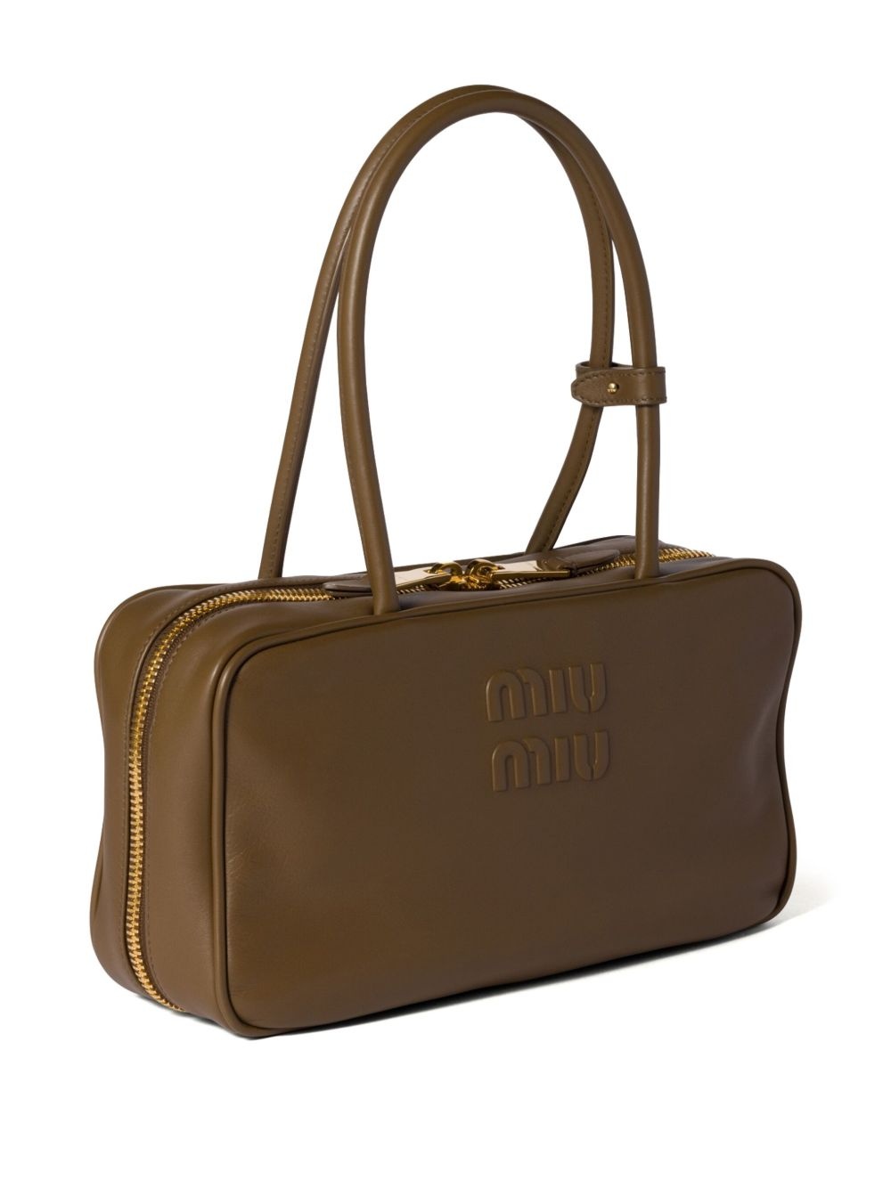 Beau leather top-handle bag - 5