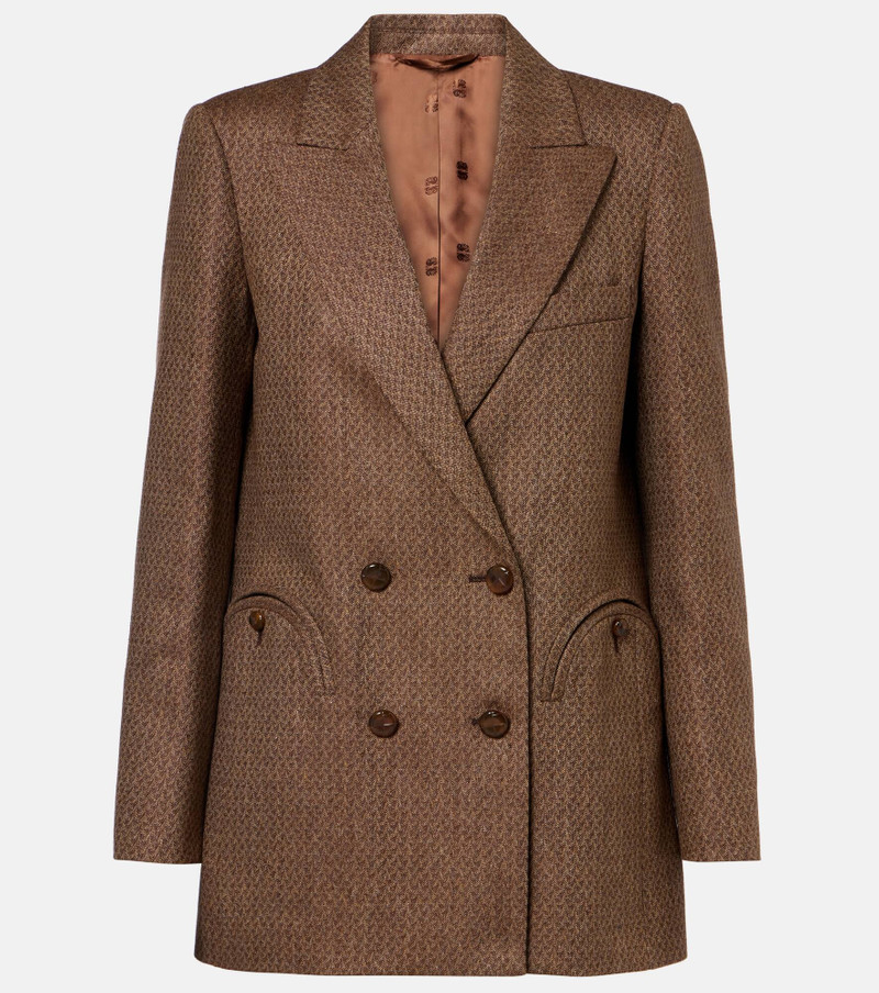 Amel Everyday silk and wool blazer 1