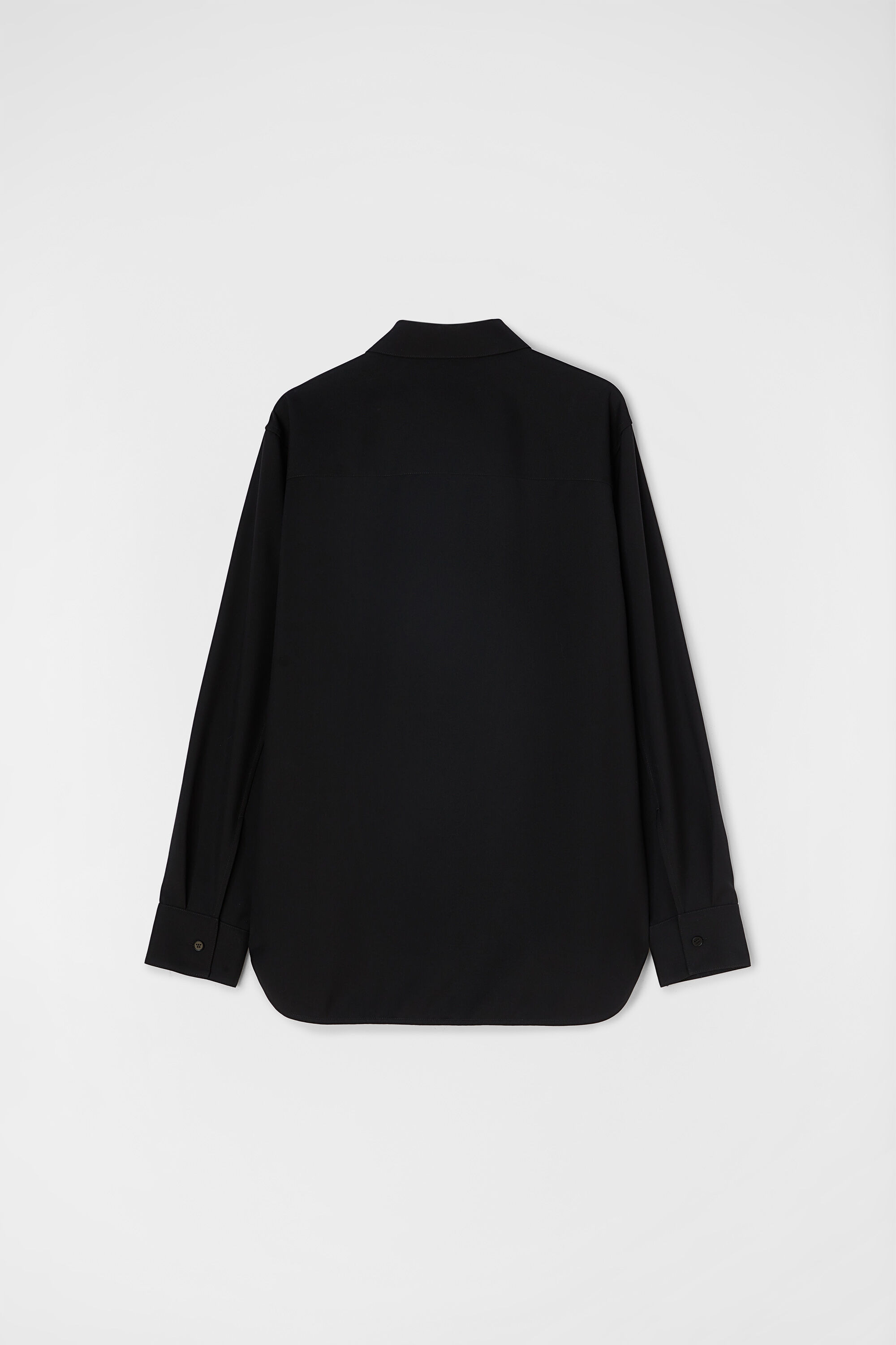 Lightweight Wool Gabardine Shirt - 4