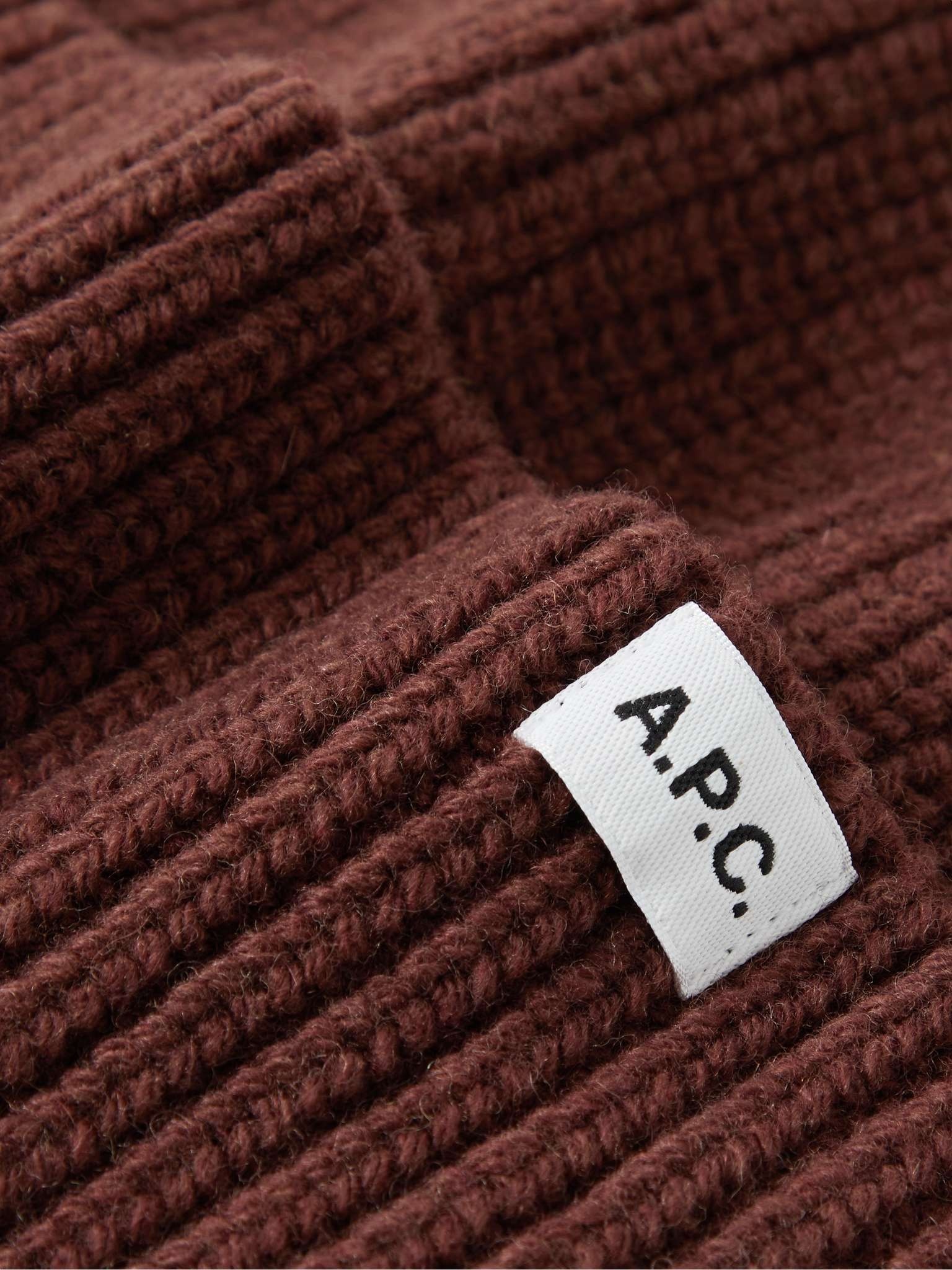 Ribbed Wool and Cashmere-Blend Beanie - 3