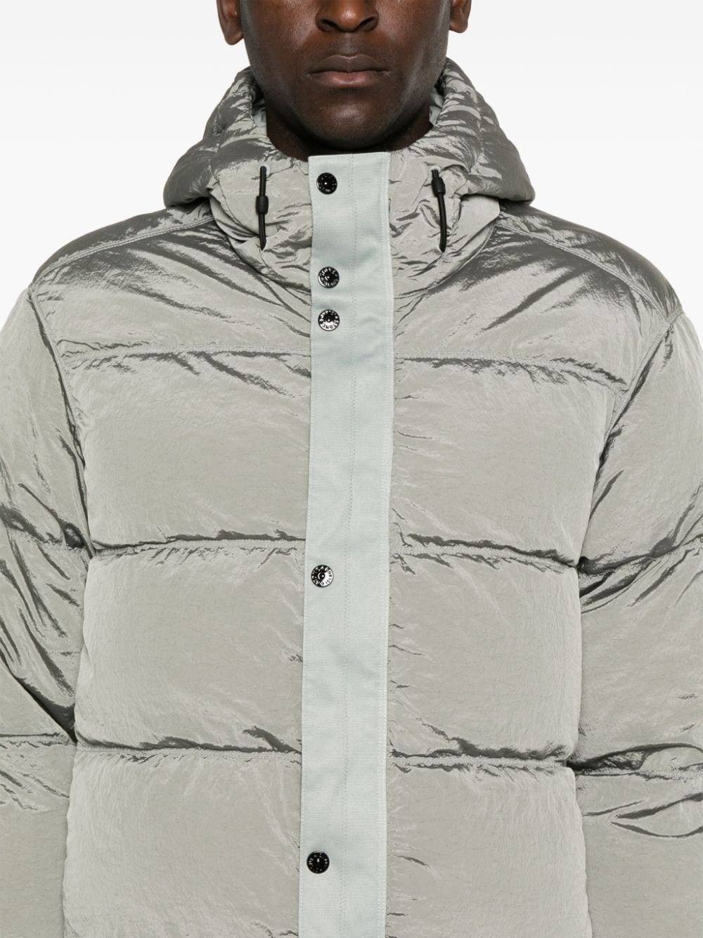 ★OY★DISTRESSED STITCH PUFFER JACKET - LIGHT GREY★正規品 and wander - diamond stitch down jacket | HBX - Globally