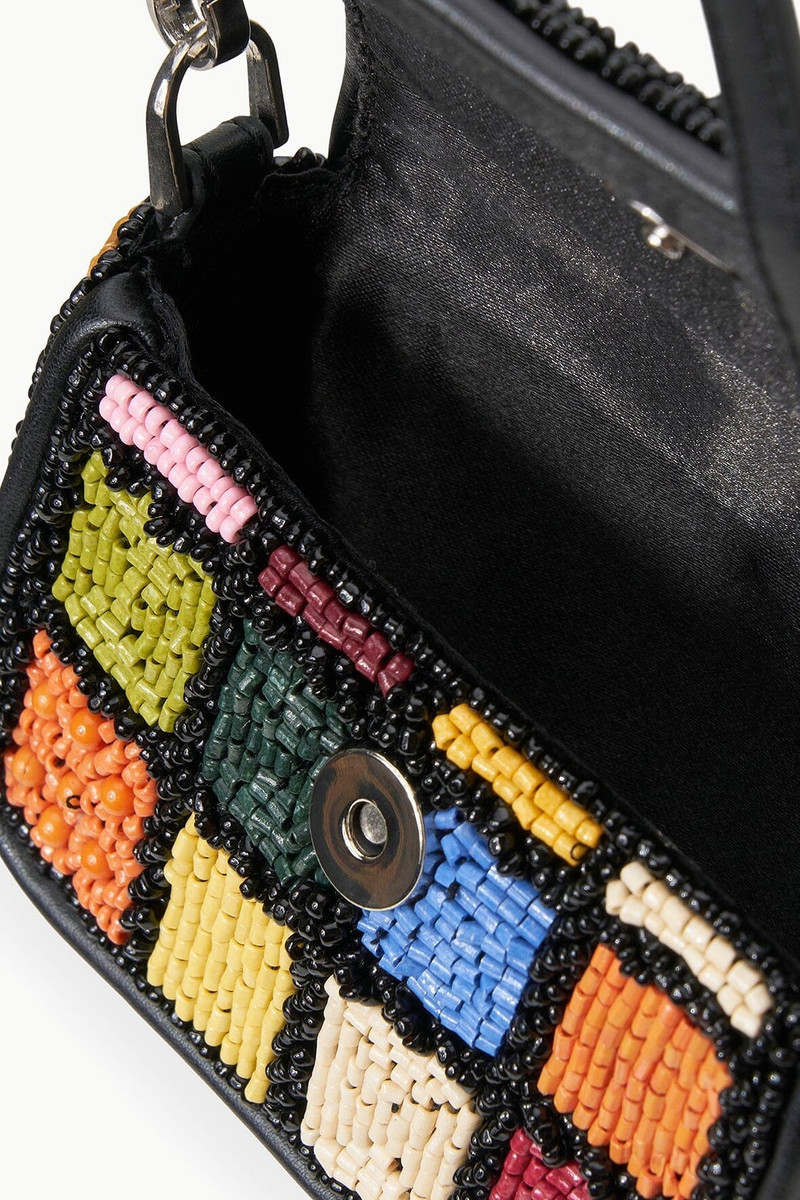 STAUD TINY TOMMY BEADED BAG DANCE FLOOR 6