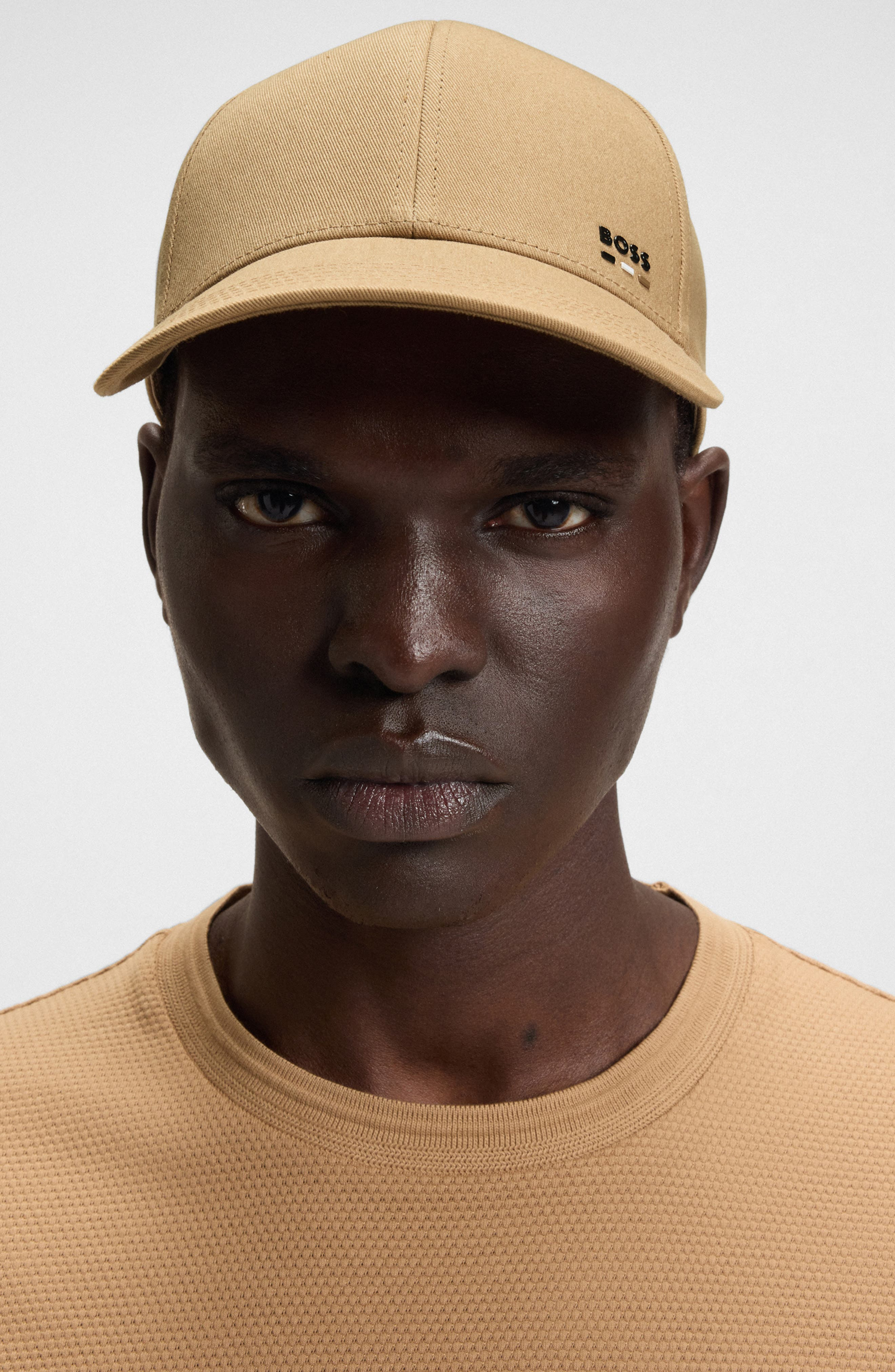 BOSS Zed Cotton Twill Baseball Cap in Medium Beige at Nordstrom - 4
