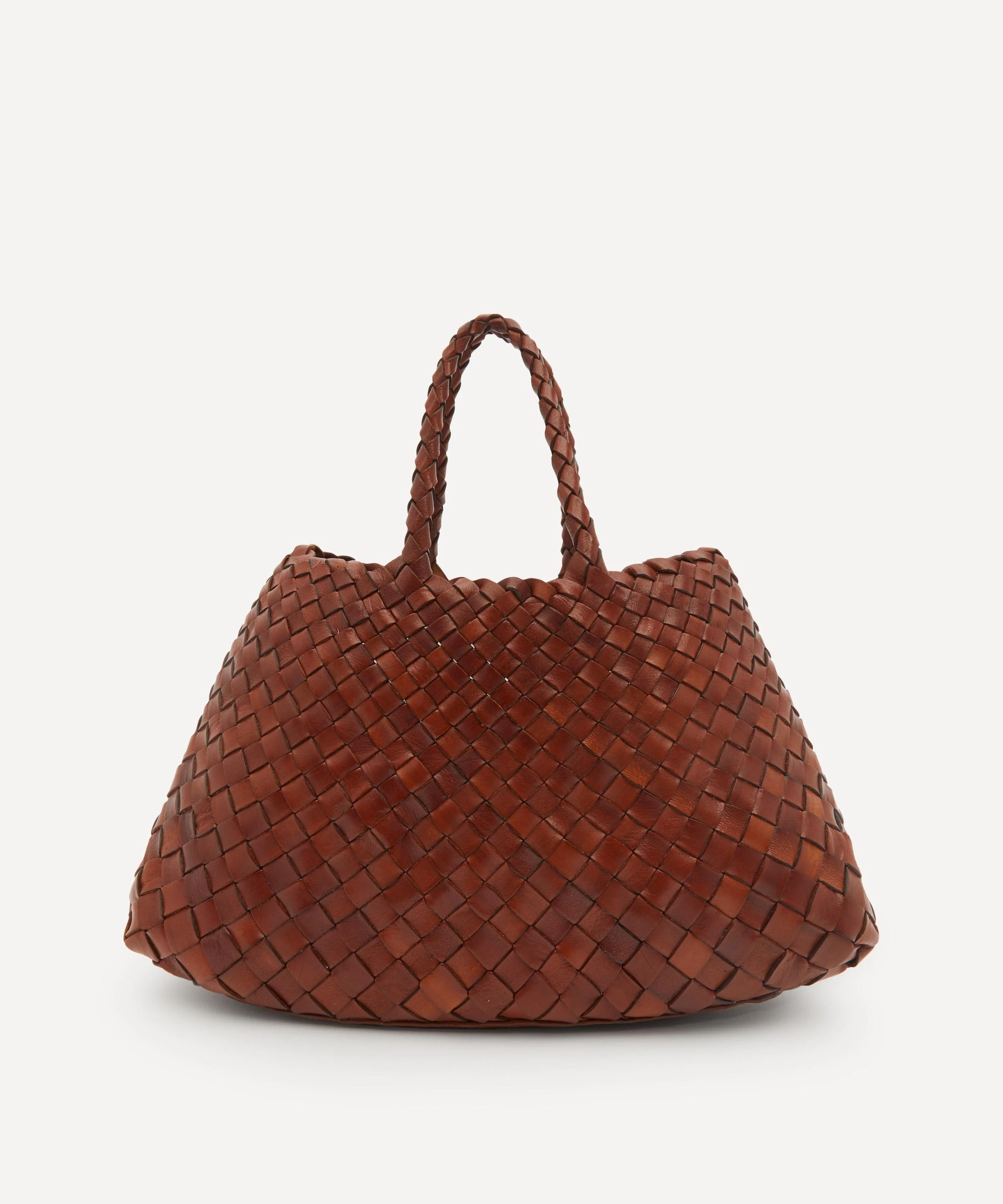 Small Santa Croce Woven Leather Bag - 1