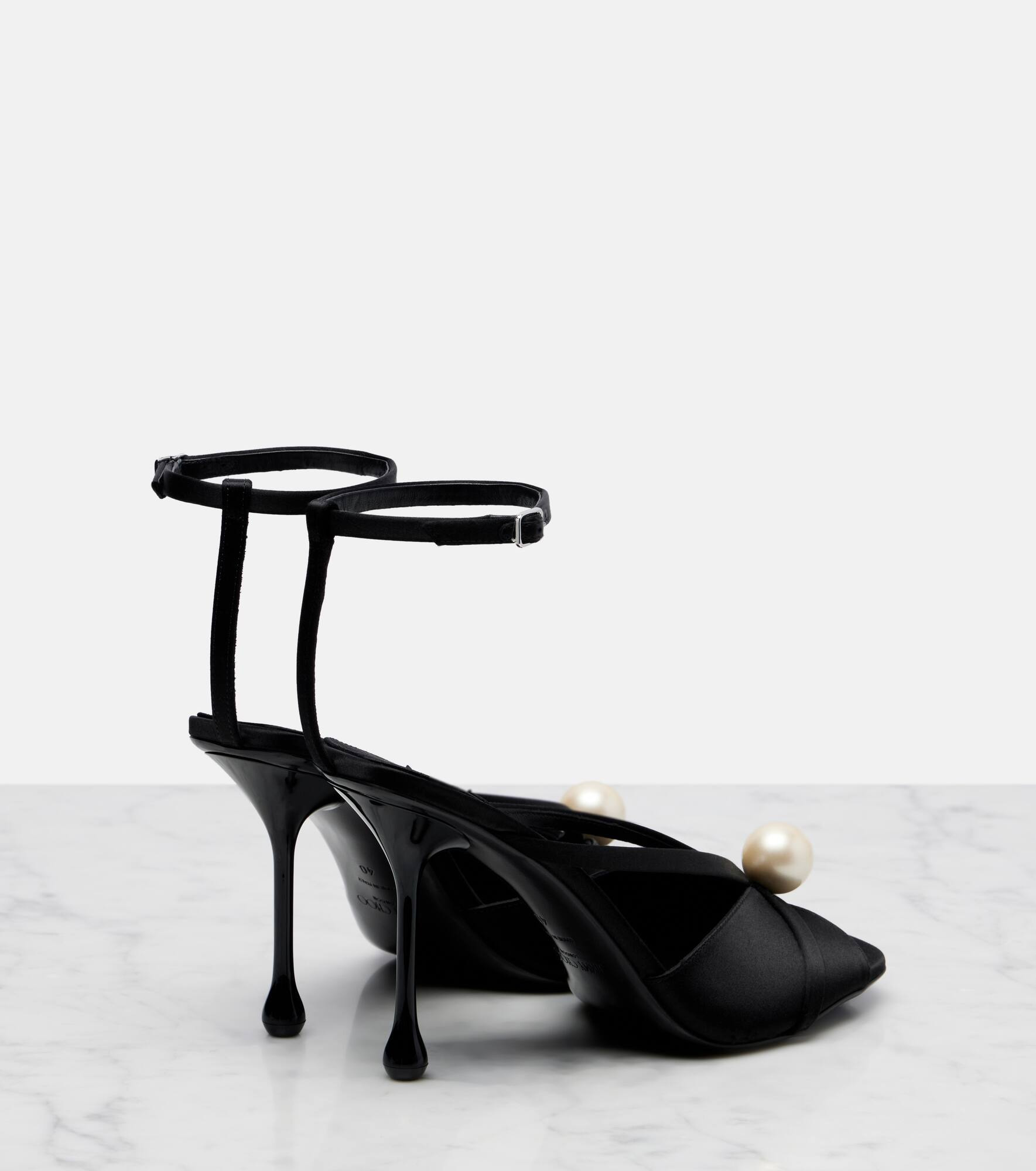 Siva 95 embellished satin sandals - 2