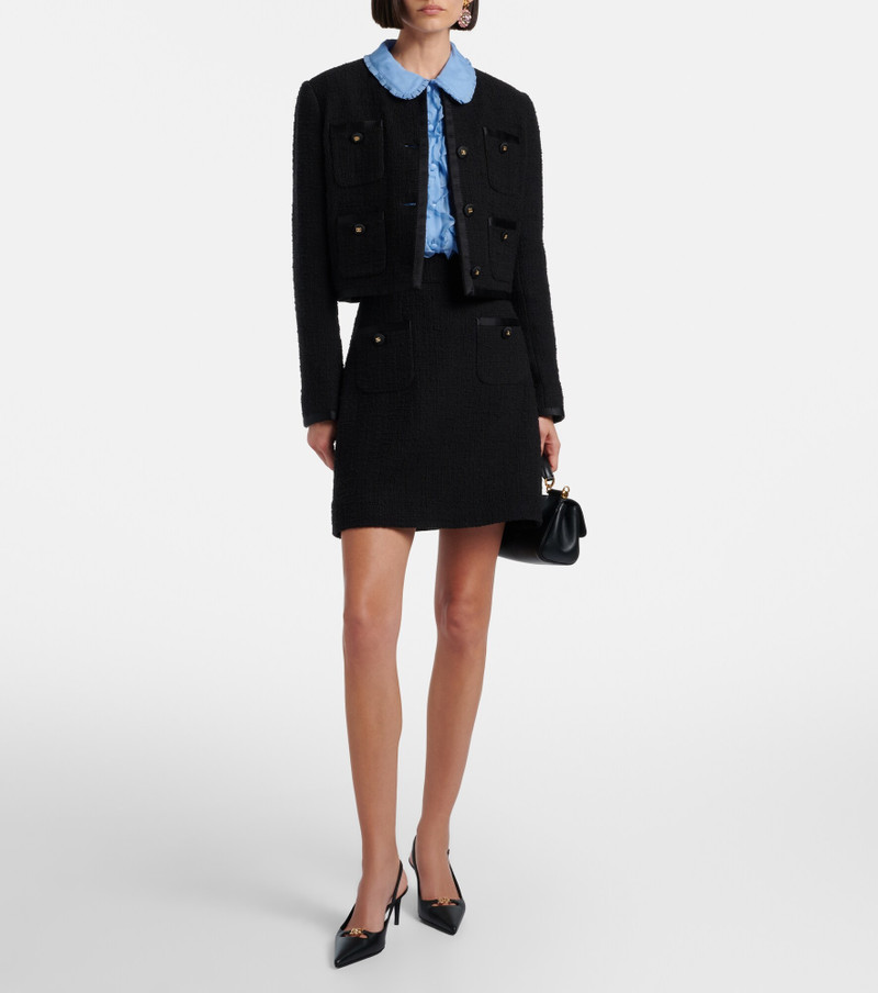 Ruffled semi-sheer silk blouse 7