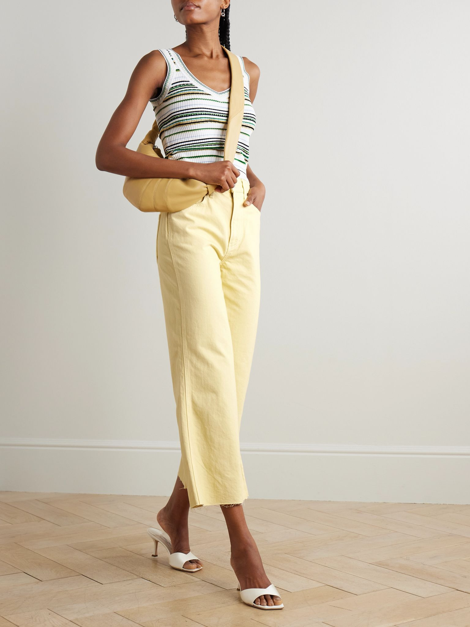 Taylor high-rise flared jeans Yellow - 2