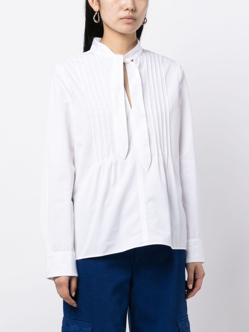 pussy-bow cotton shirt 3