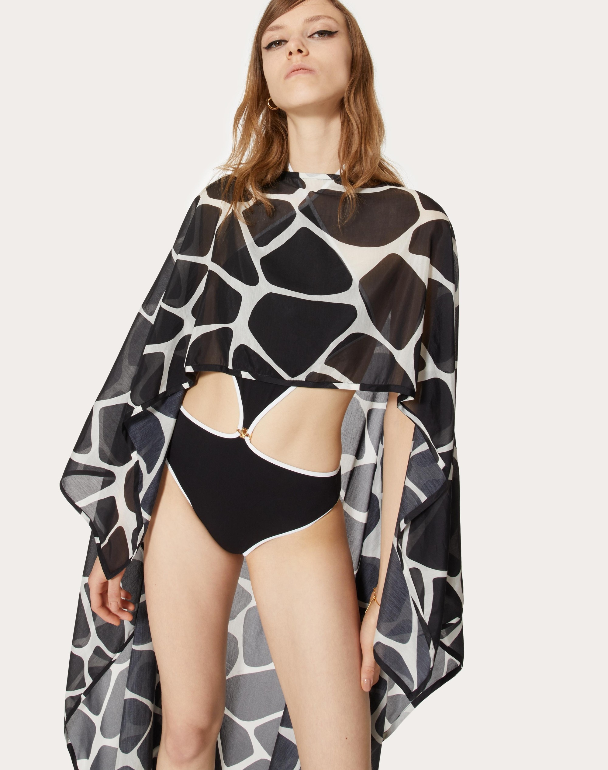 VOILE CAPE WITH GIRAFFA RE-EDITION PRINT - 5