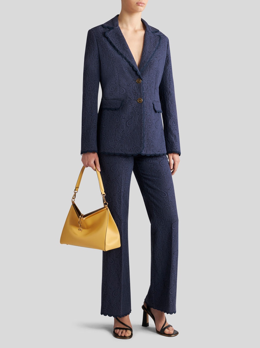 PAISLEY JACQUARD TROUSERS - 4