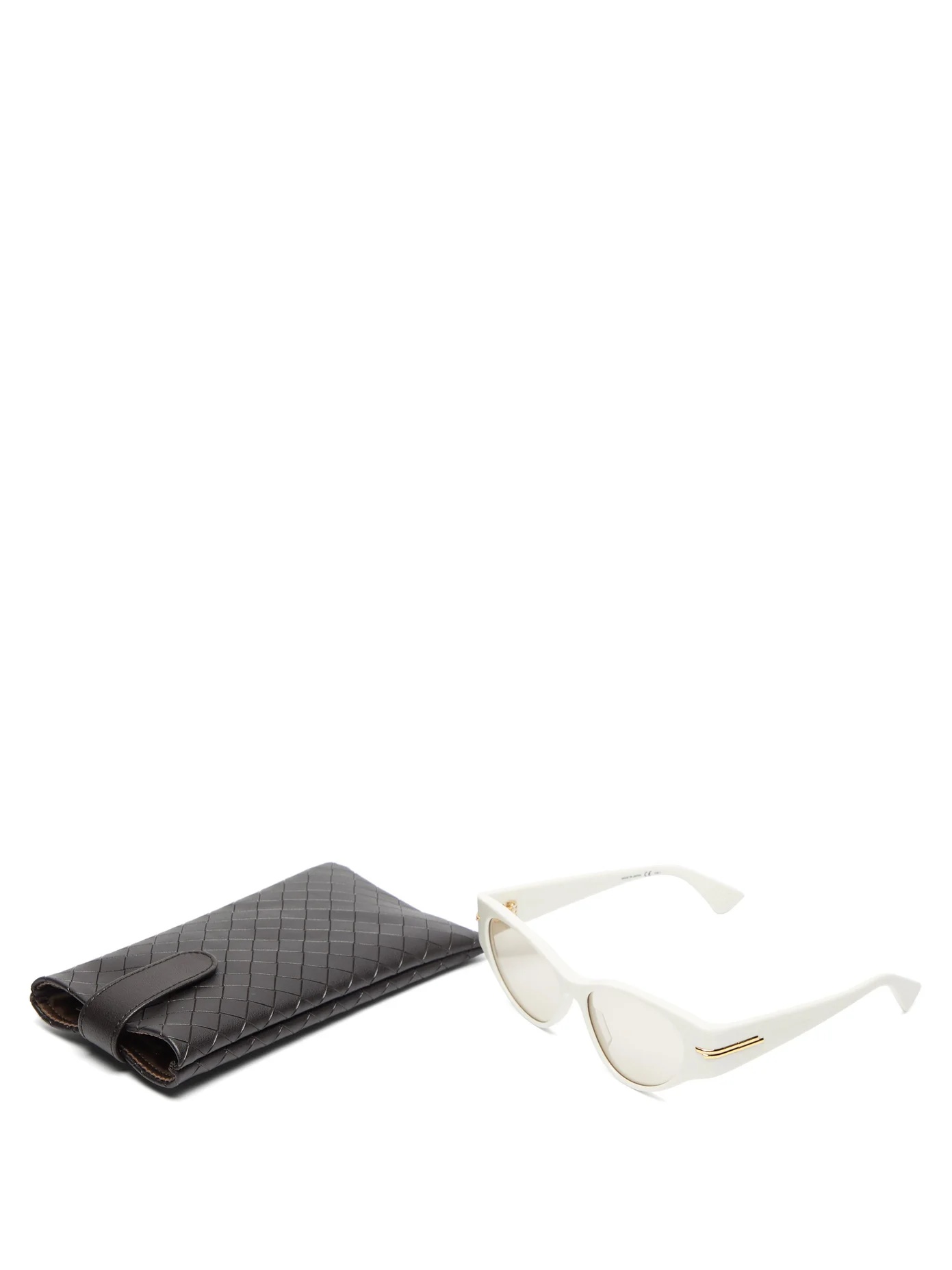 Cat-eye acetate sunglasses - 5