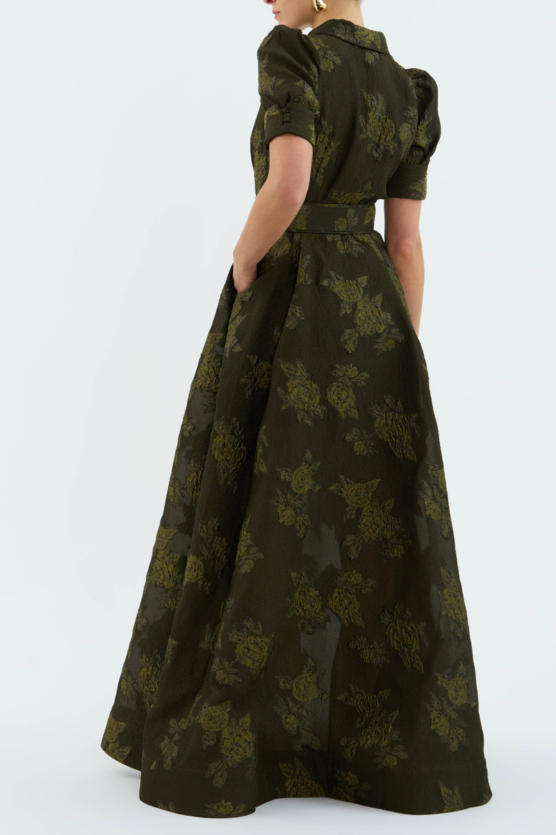 Annette Button Gown 4