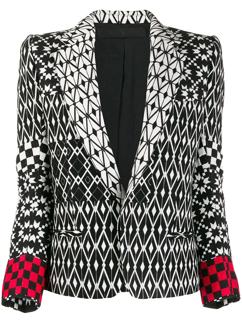 pattern mix blazer 1