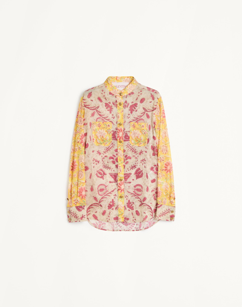 SHIRT IN MUSSOLA PAISLEY SPECULARE VOYAGE IMAGINAIRE - 1