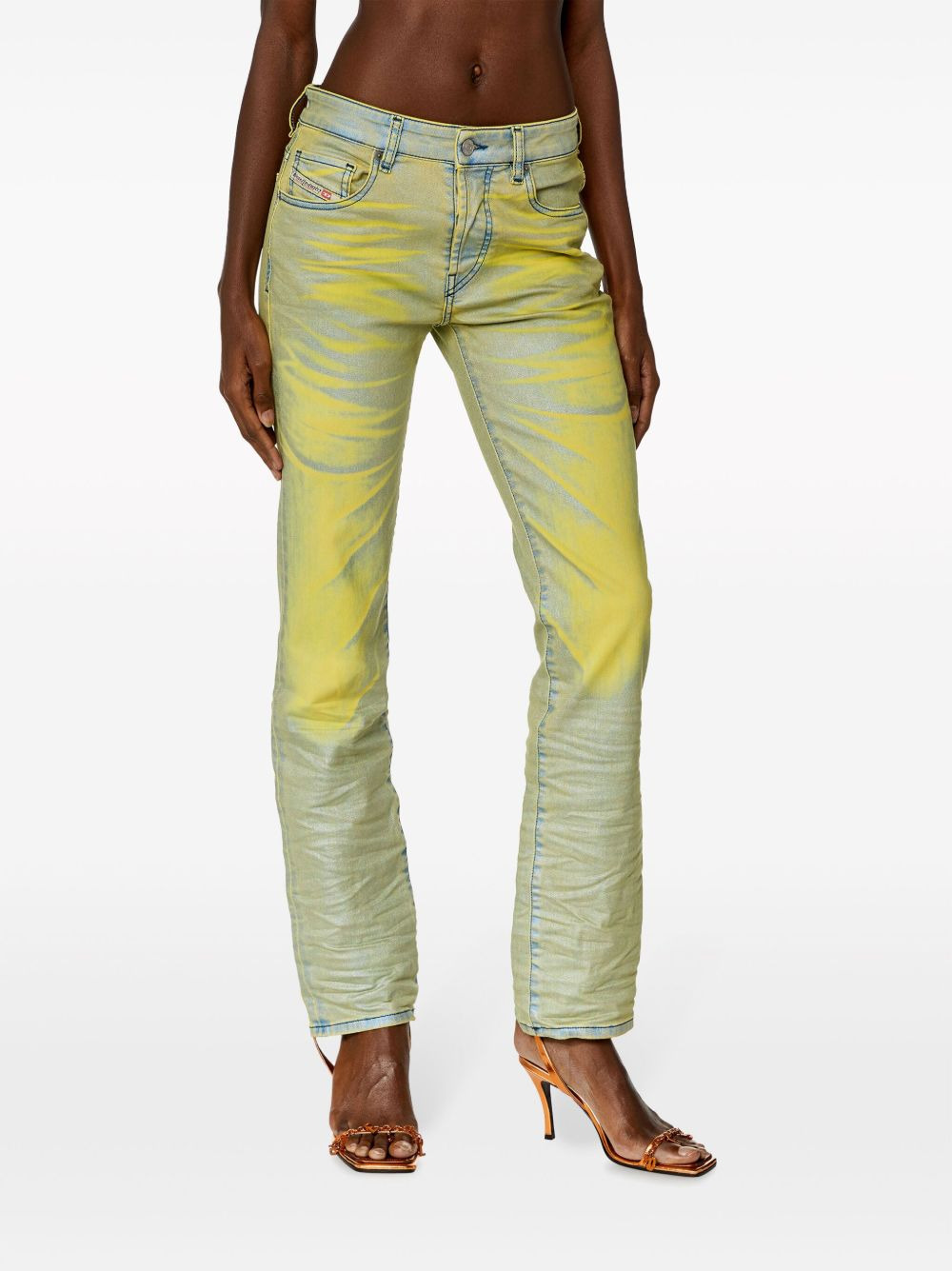 1989 D-Mine-S mid-rise straight-leg jeans - 3