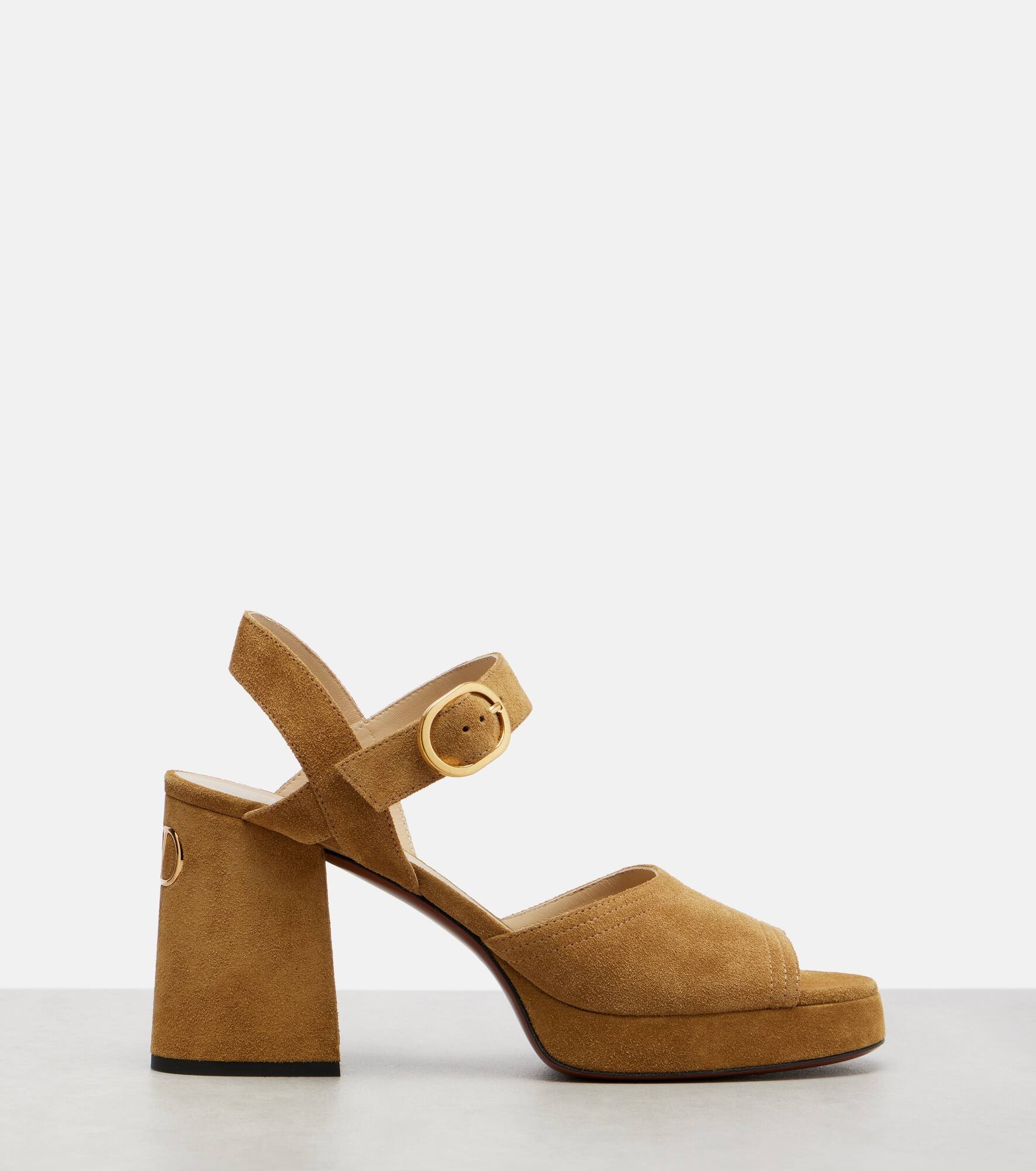 Fawcette 100 suede platform sandals - 4