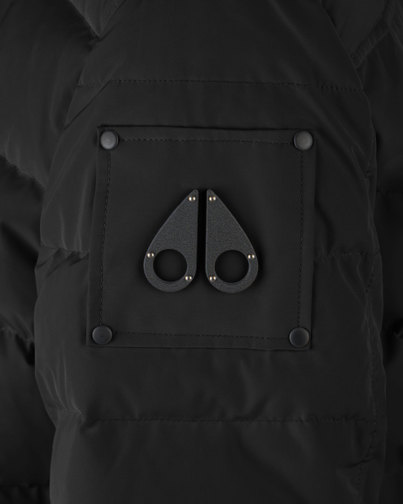 ONYX LADRIERE SHEARLING TRIM BOMBER JACKET 5