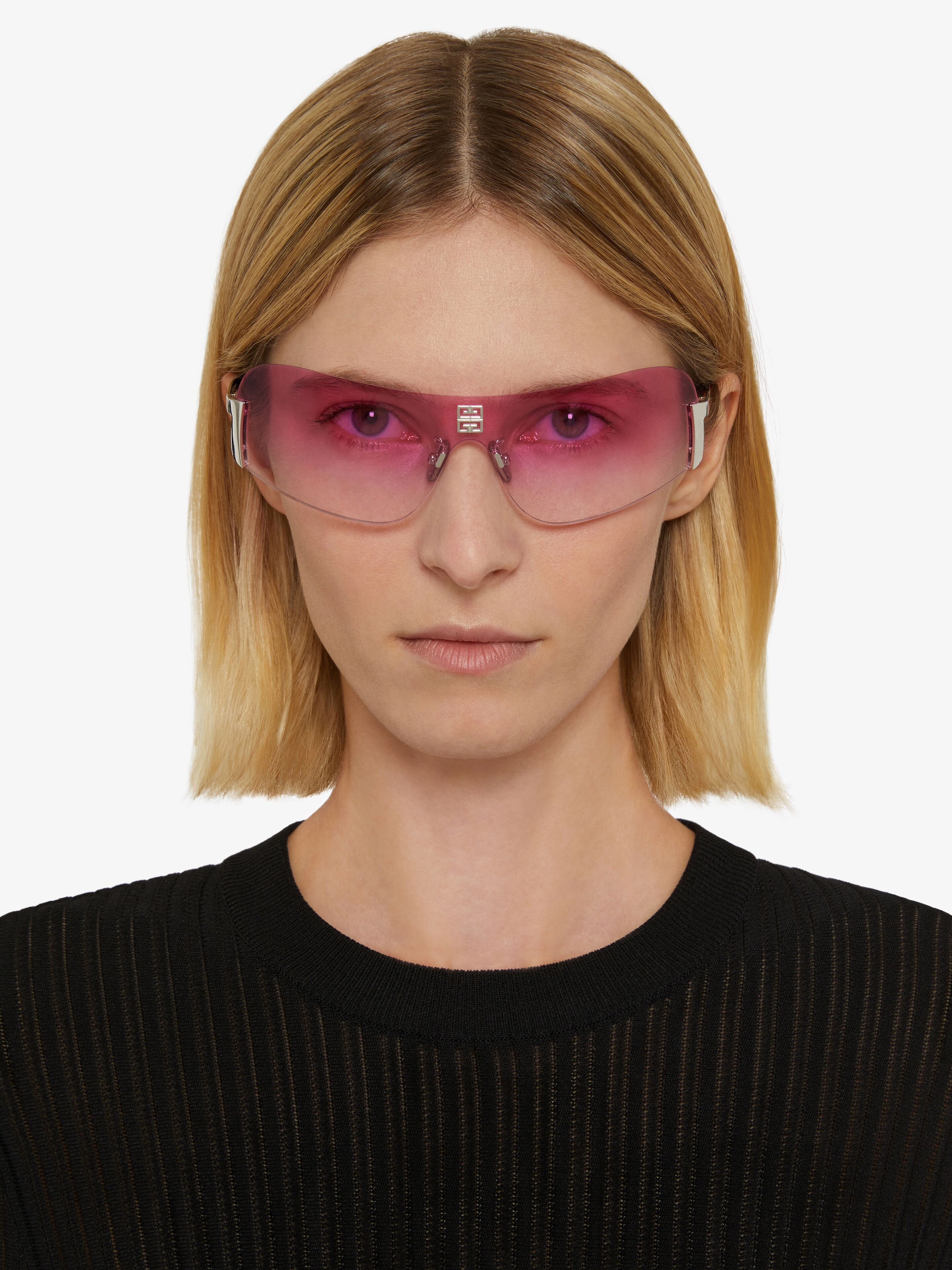 4G MASK UNISEX SUNGLASSES IN METAL - 3