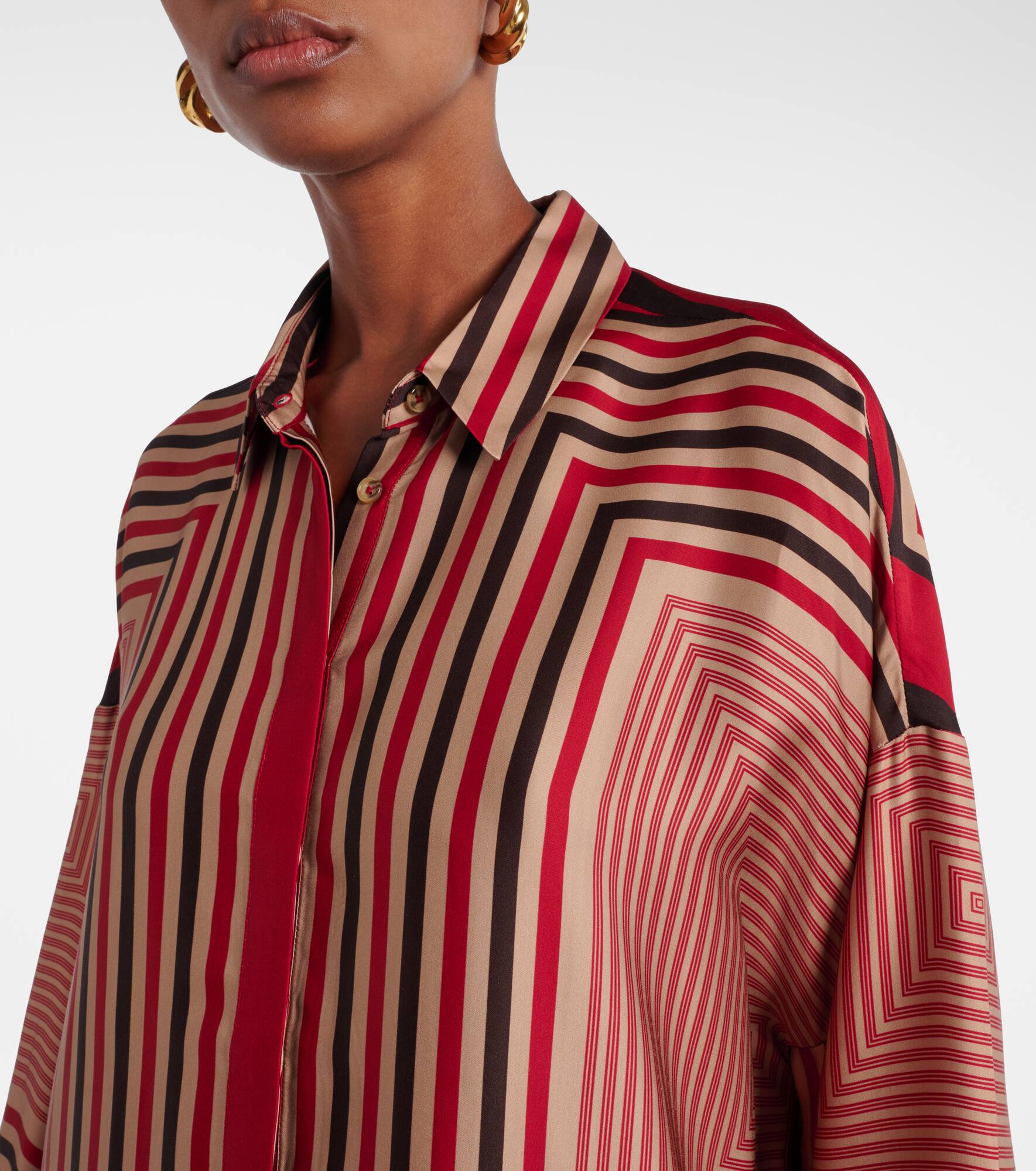 Cora printed oversized shirt - 4