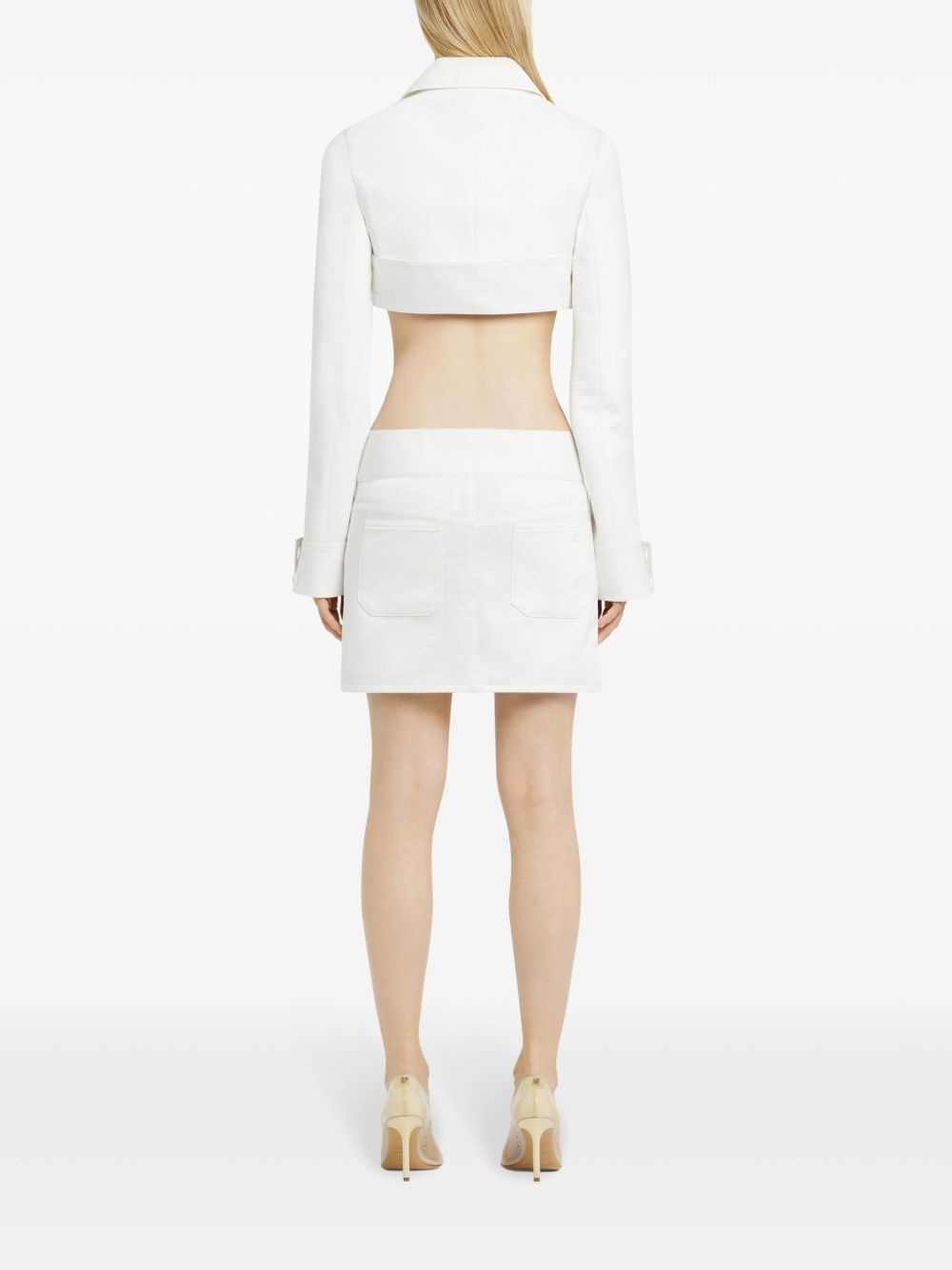 belted mini skirt - 4