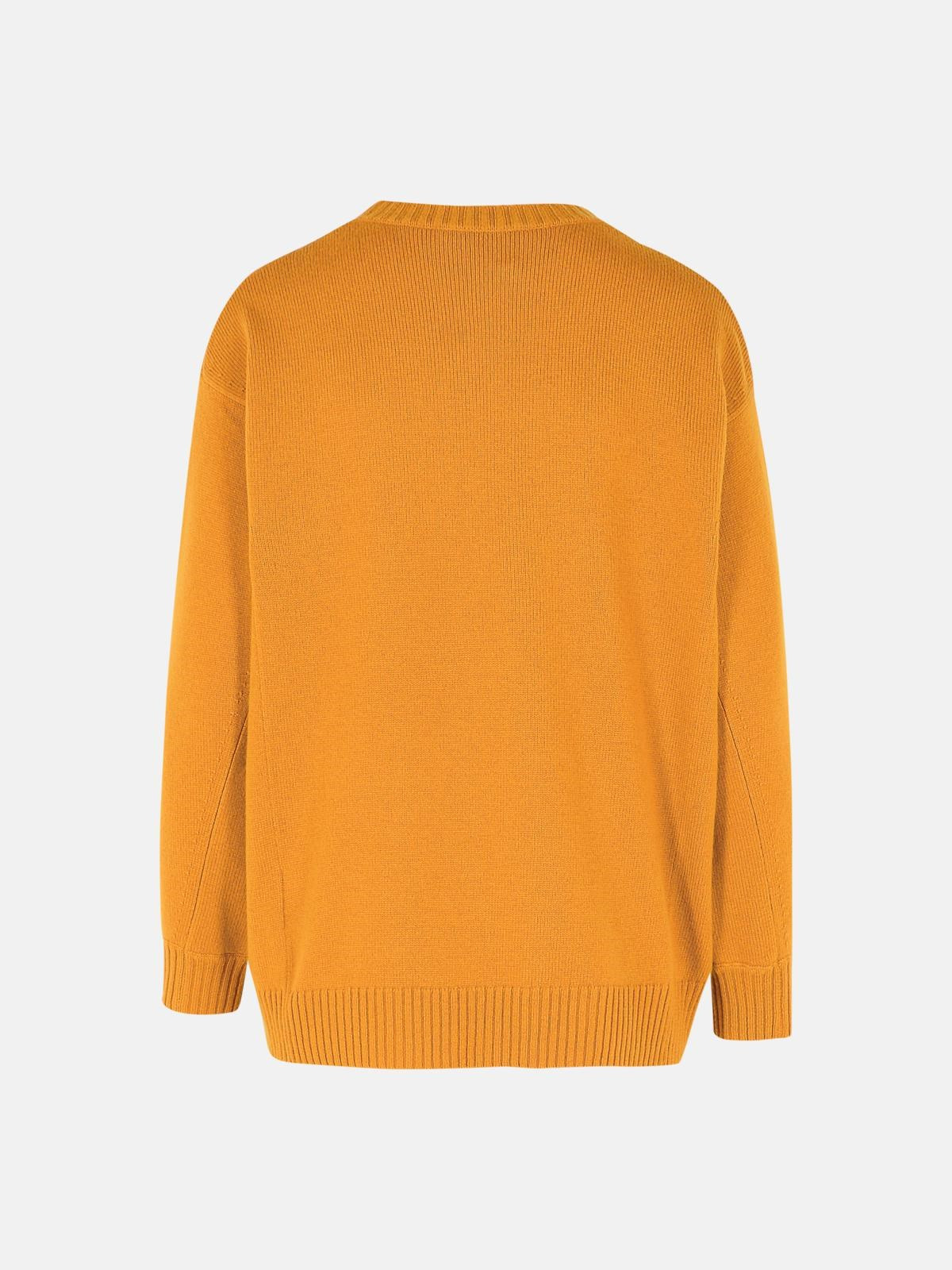 'FIDO' BROWN WOOL BLEND T-SHIRT - 3