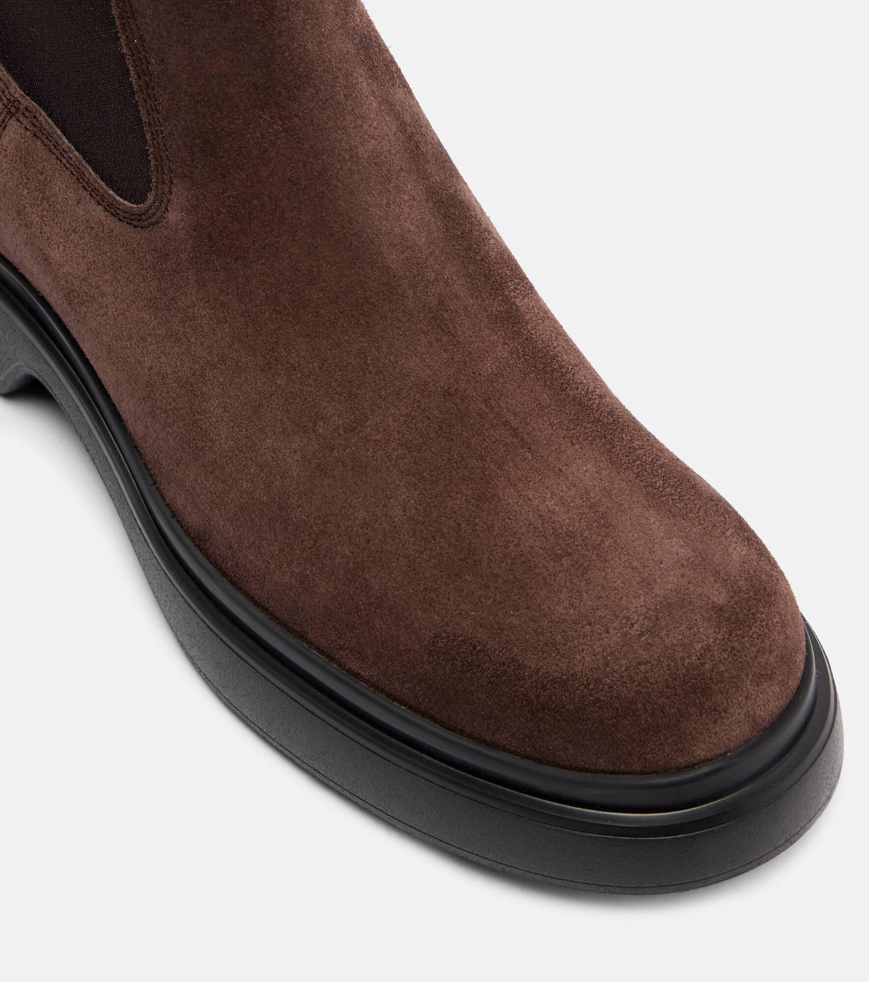 Suede Chelsea boots - 5