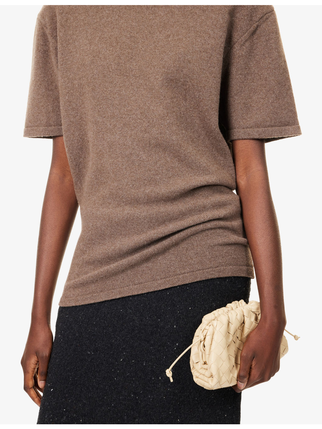 Cloud Pouch small Intrecciato leather clutch bag - 3