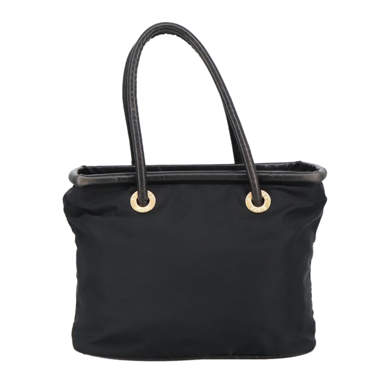 CELINE Tote Bag Nylon Black Gold - 13