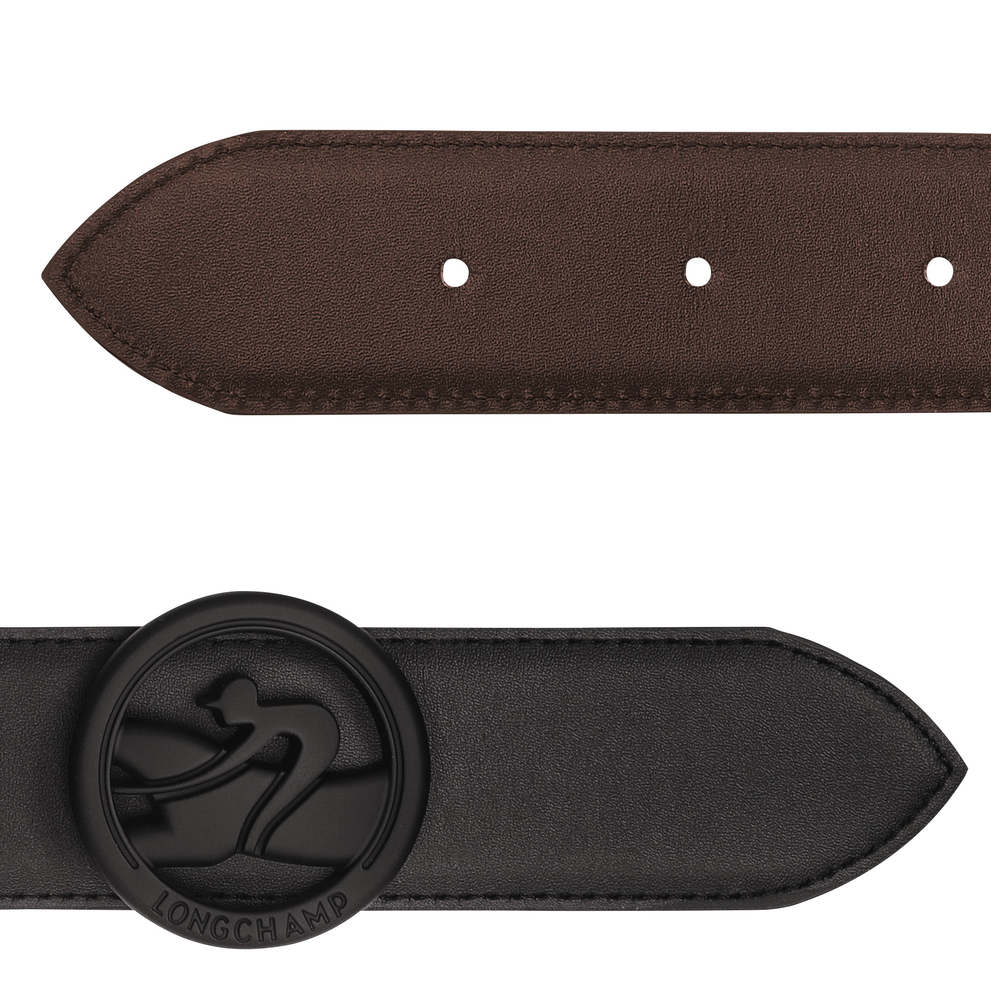 Box-Trot Men's belt Black/Ebony - Leather - 3