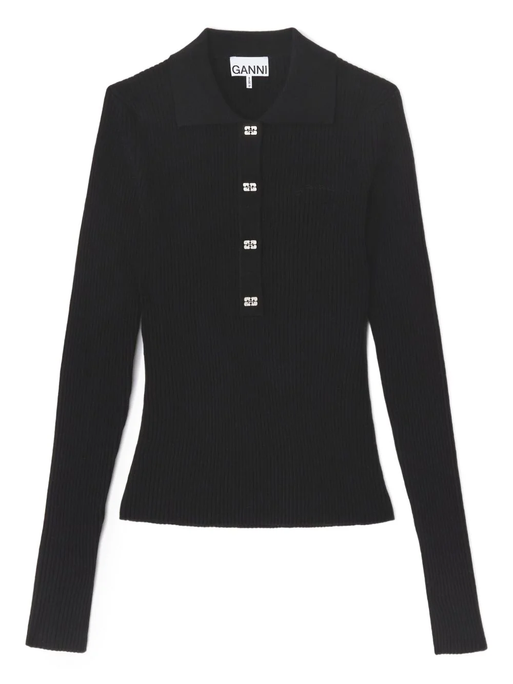 logo-detail polo shirt - 1