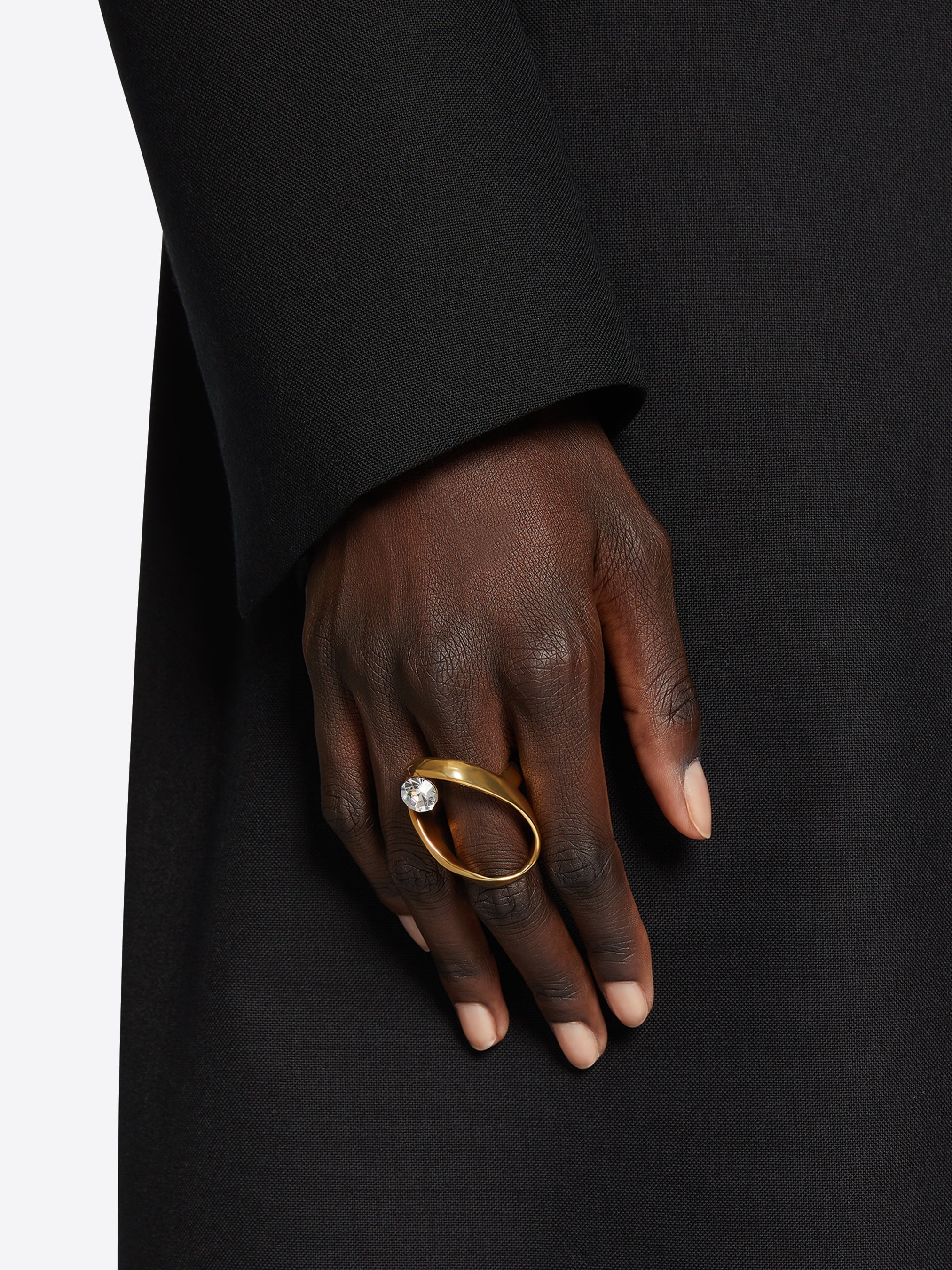 WAVED JEWEL RING - 4