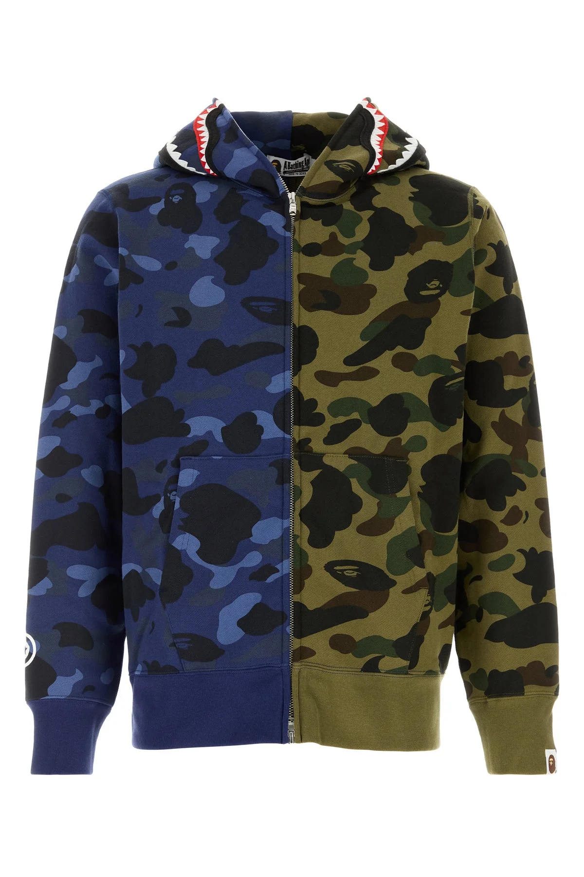 Printed cotton Split Camo SharK sweatshirt - 1