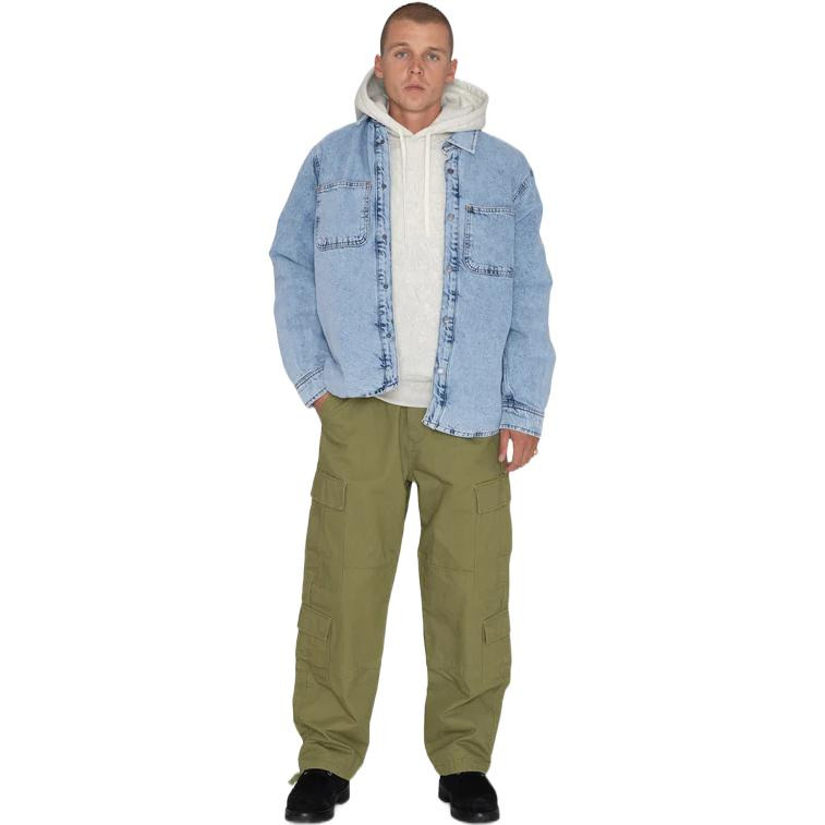 Stussy Sherpa Lined Shirt 'Blue' 1110244 - 3