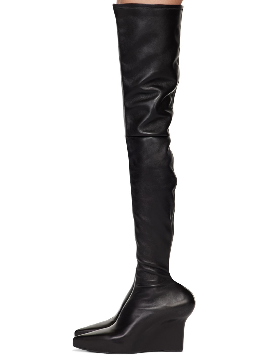 Black Pointed Boots - 3