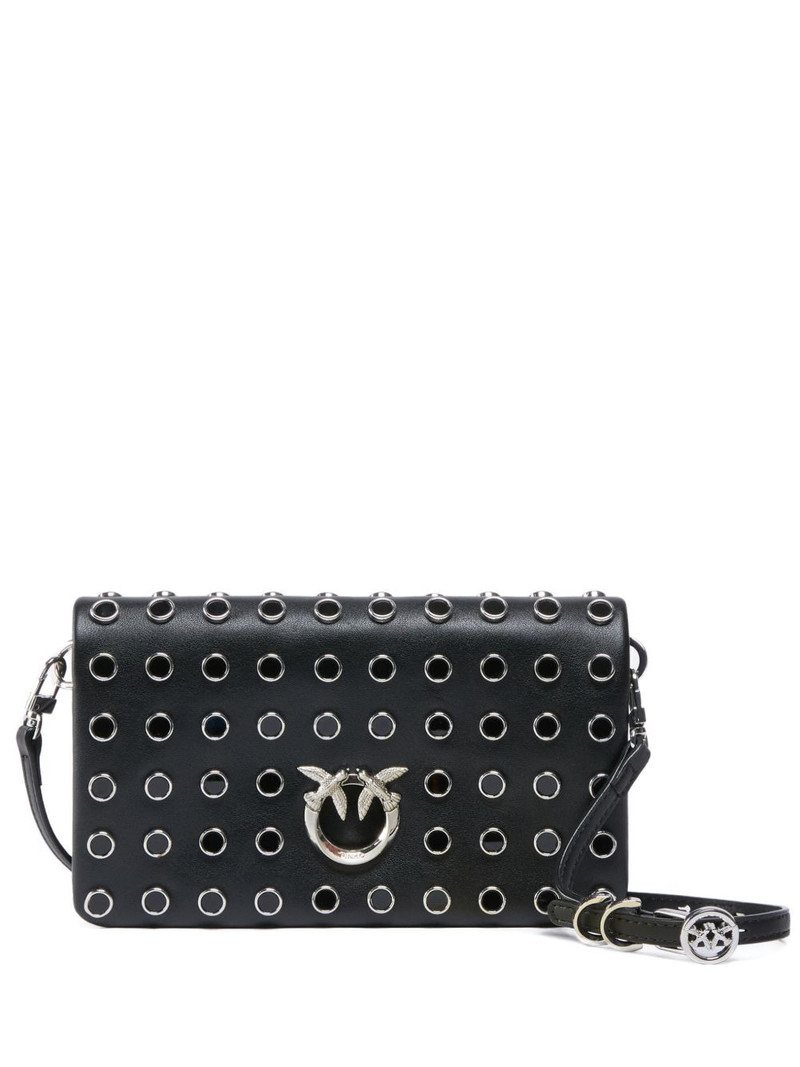 eyelet logo crossbody bag 1