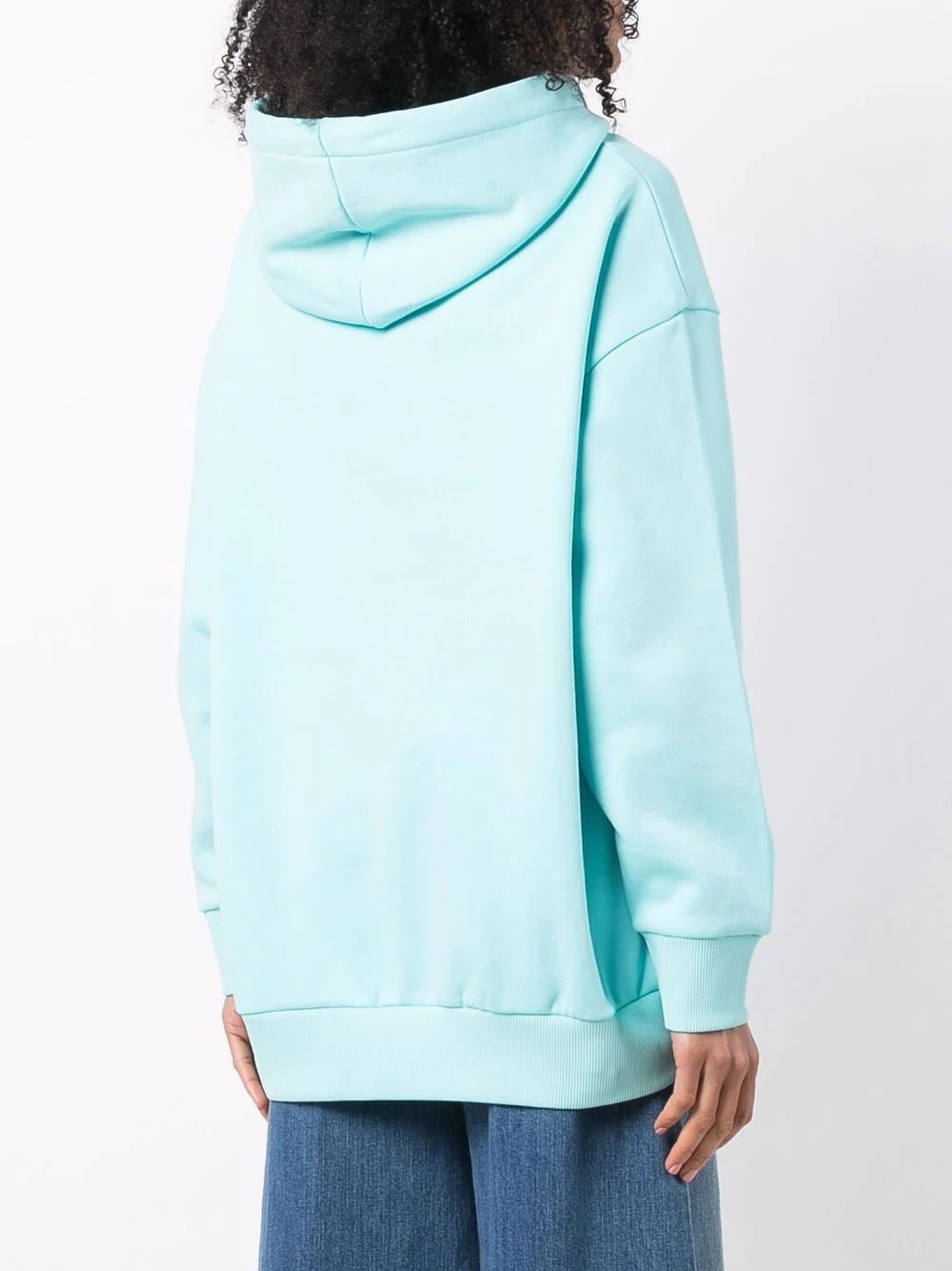 logo-print long-sleeve hoodie - 4