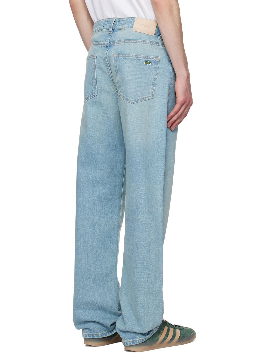 Blue 5-Pocket Straight Cut Jeans - 3