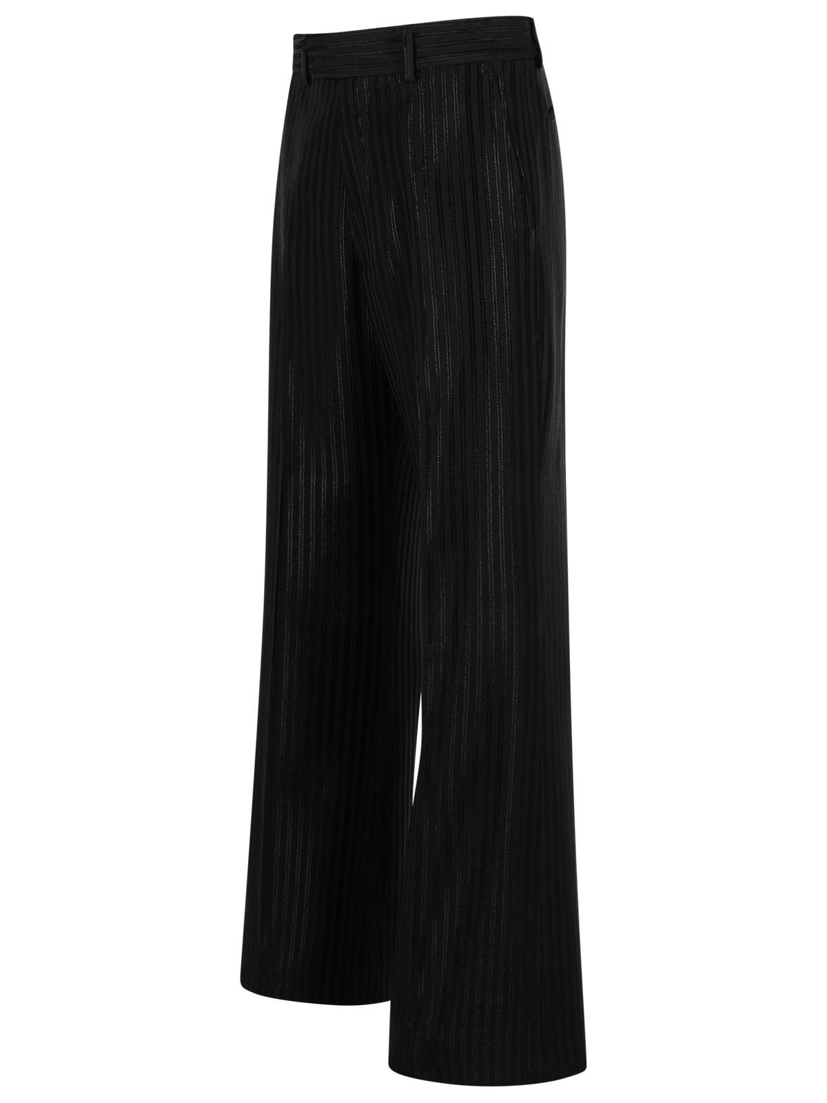 Amiri Black Viscose Blend Trousers Men - 2