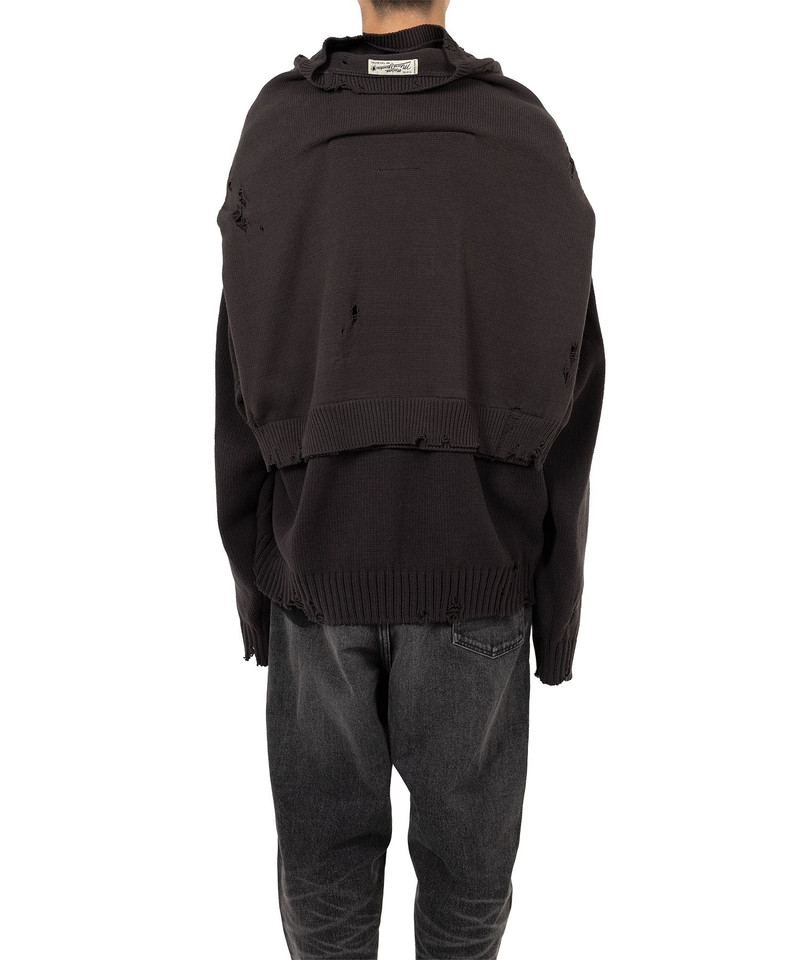 Sleeve Layered Knit Cardigan 5