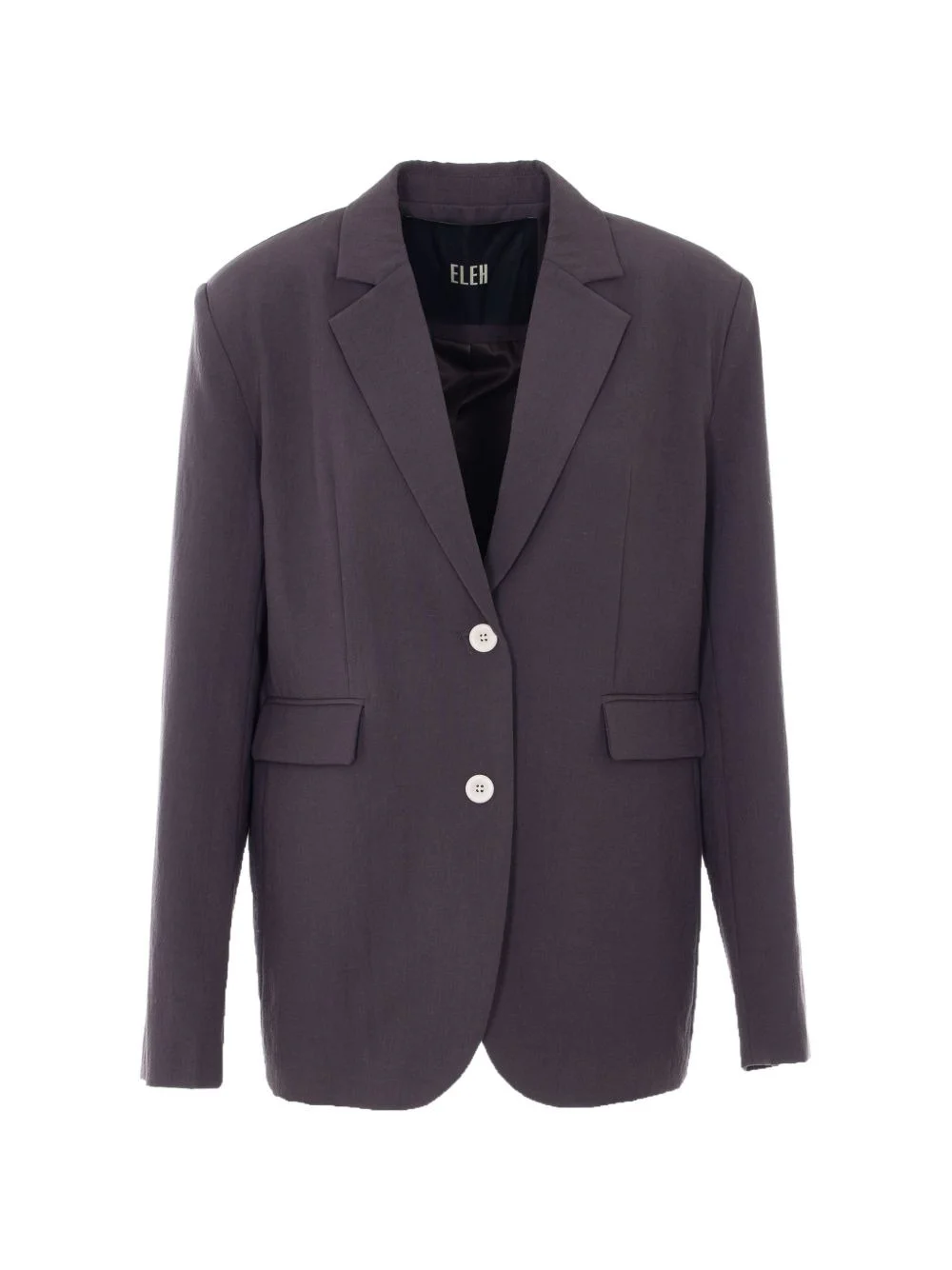 V-neck frontal-pocket blazer - 1