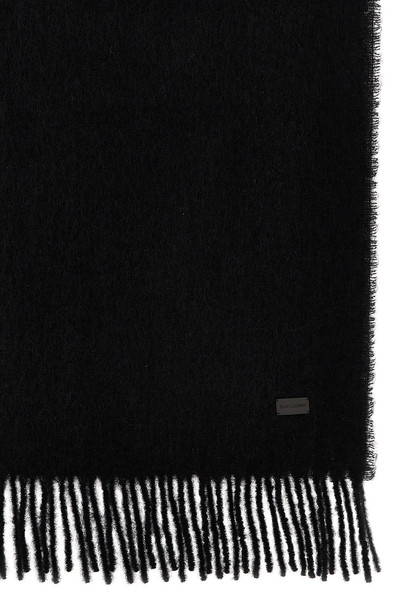 SAINT LAURENT 'Etoile Black' scarf outlook